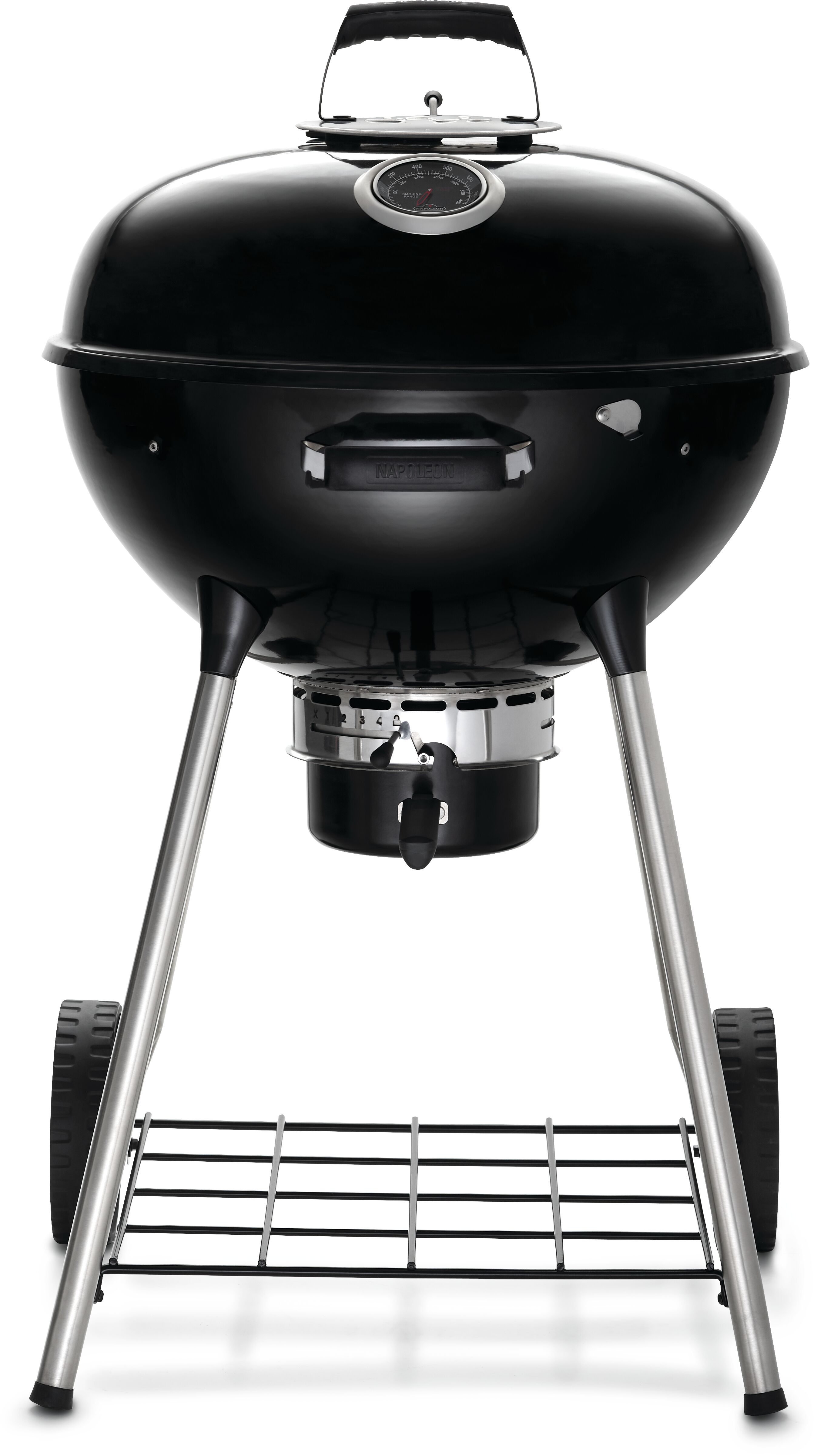 Napoleon NK22 Charcoal Kettle Grill, Black