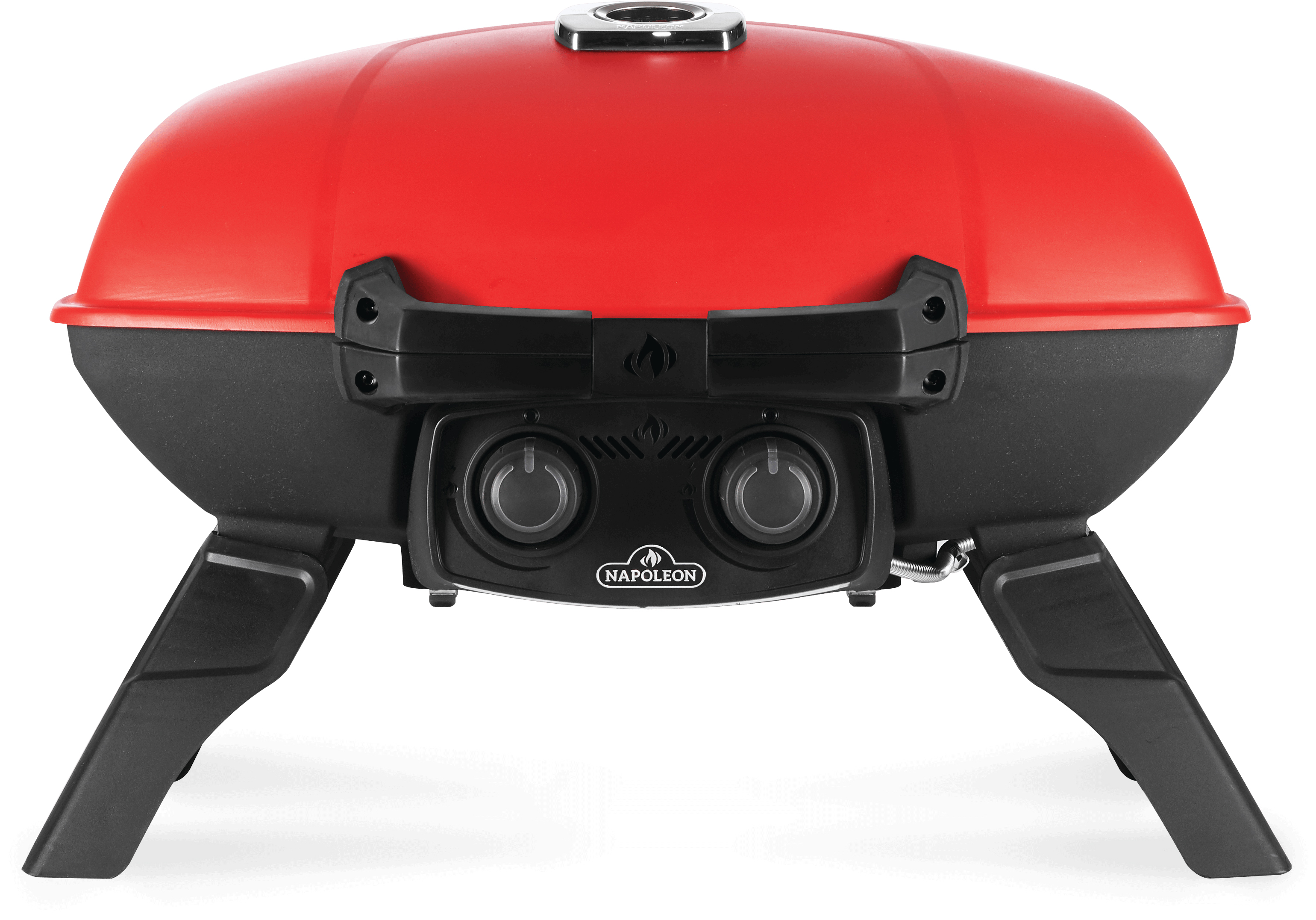 Napoleon TravelQ™ 285 Portable Propane Gas Grill with Griddle, Red