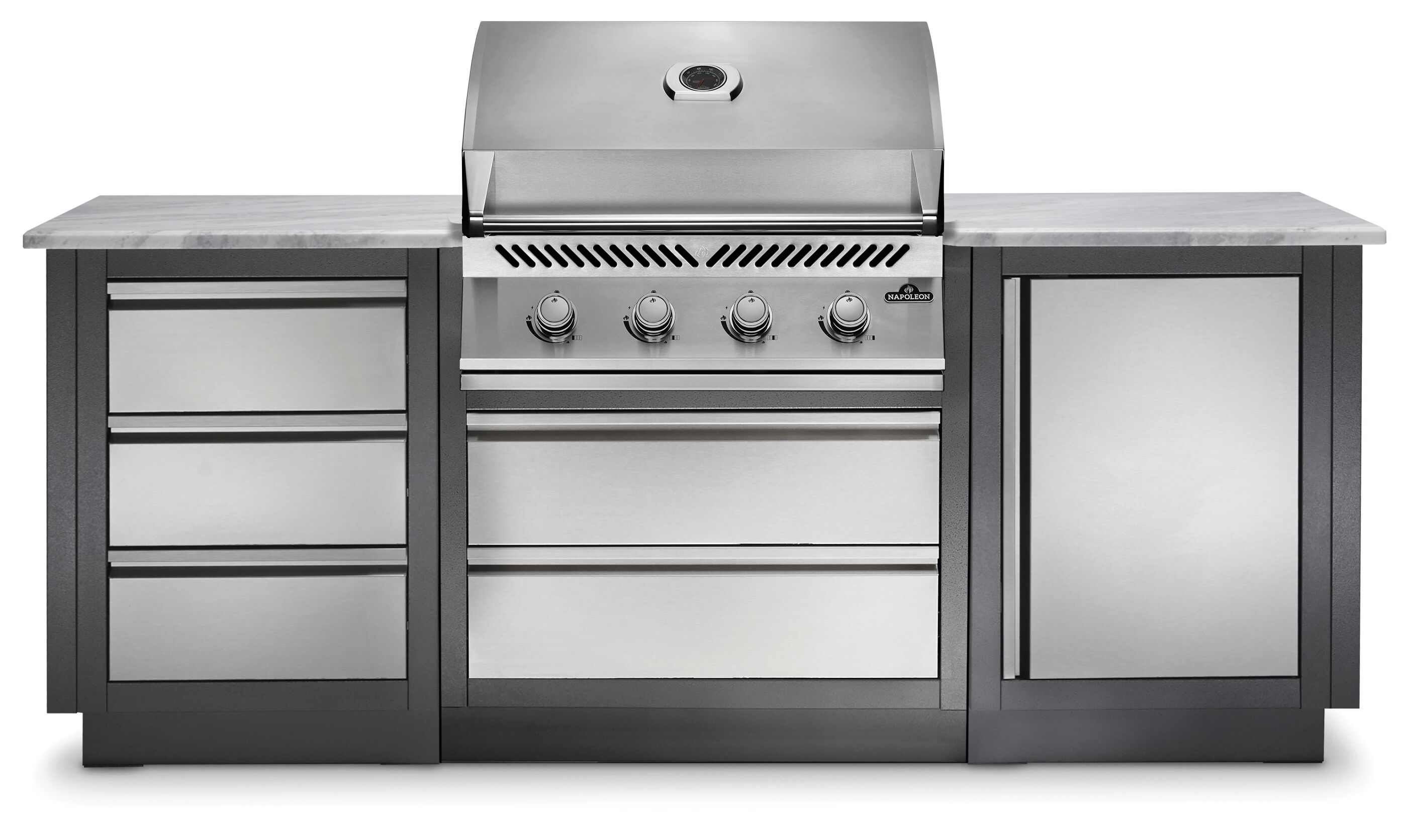 Napoleon Oasis 100 Bundle, Built-in 500 Series 32 Natural Gas, Stainless Steel