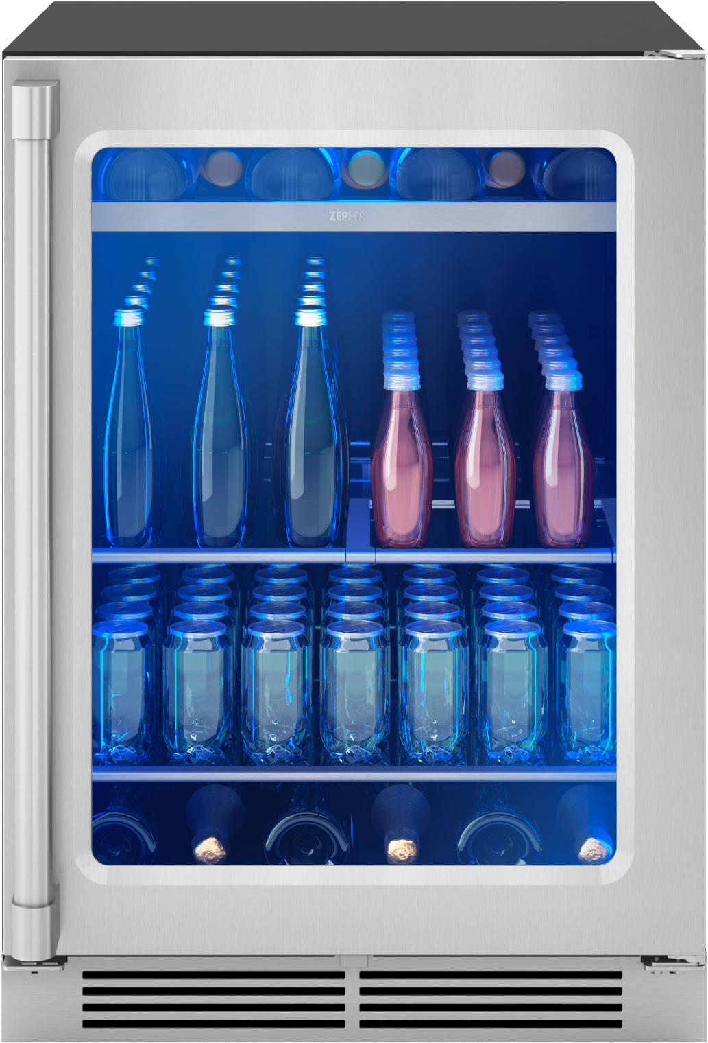 Zephyr Pro Beverage Center 24", Reversible Single Zone