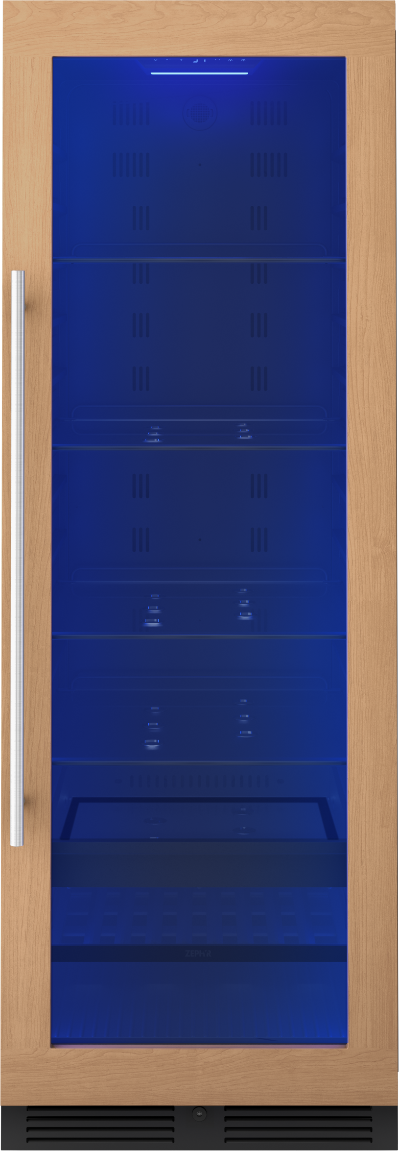 Presrv Beverage Cooler, 24in Full Size, Panel Ready+Glass, Reversible Door, 1 Zone