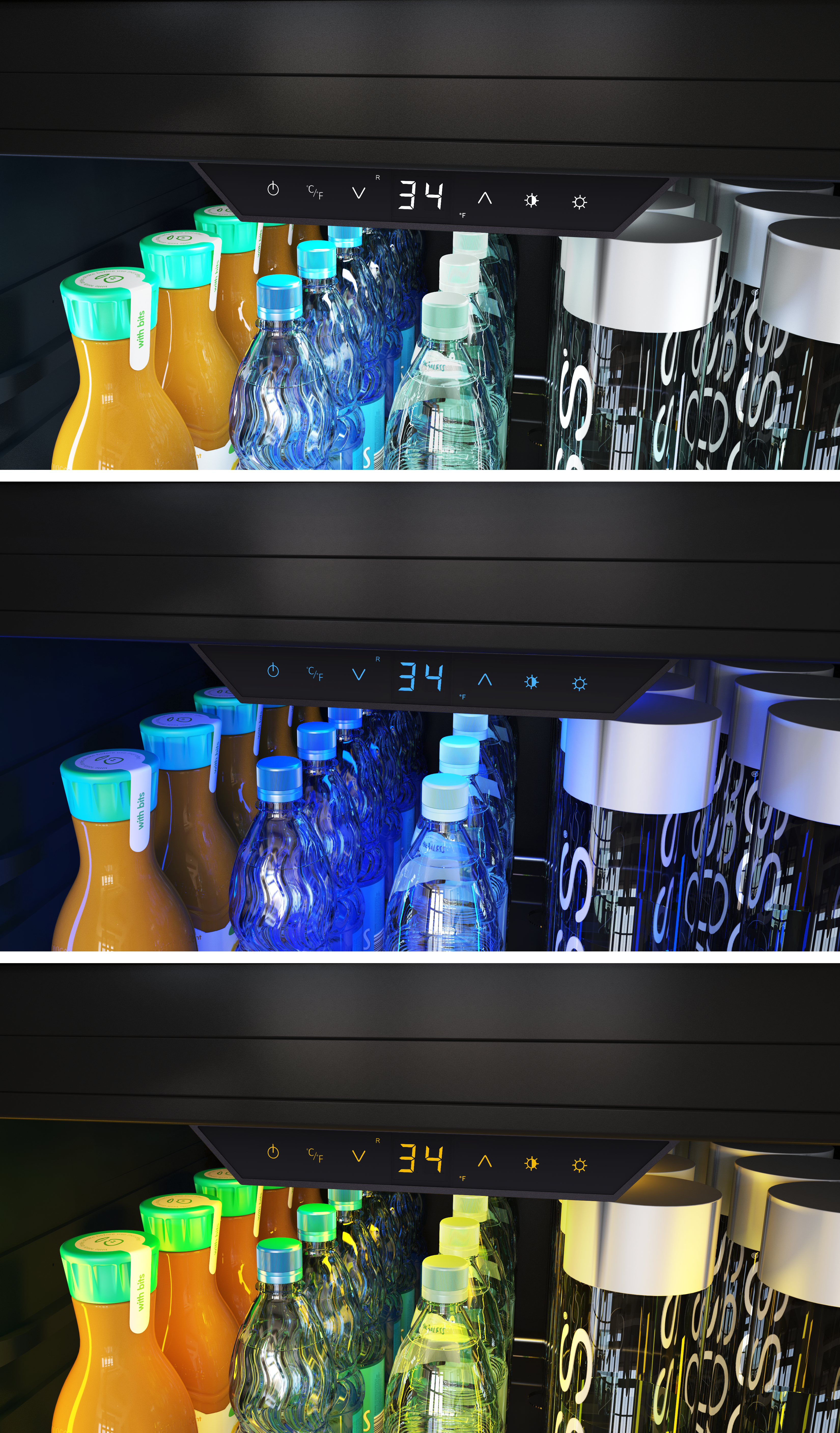 Presrv Beverage Cooler, 24in Full Size, Panel Ready+Glass, Reversible Door, 1 Zone