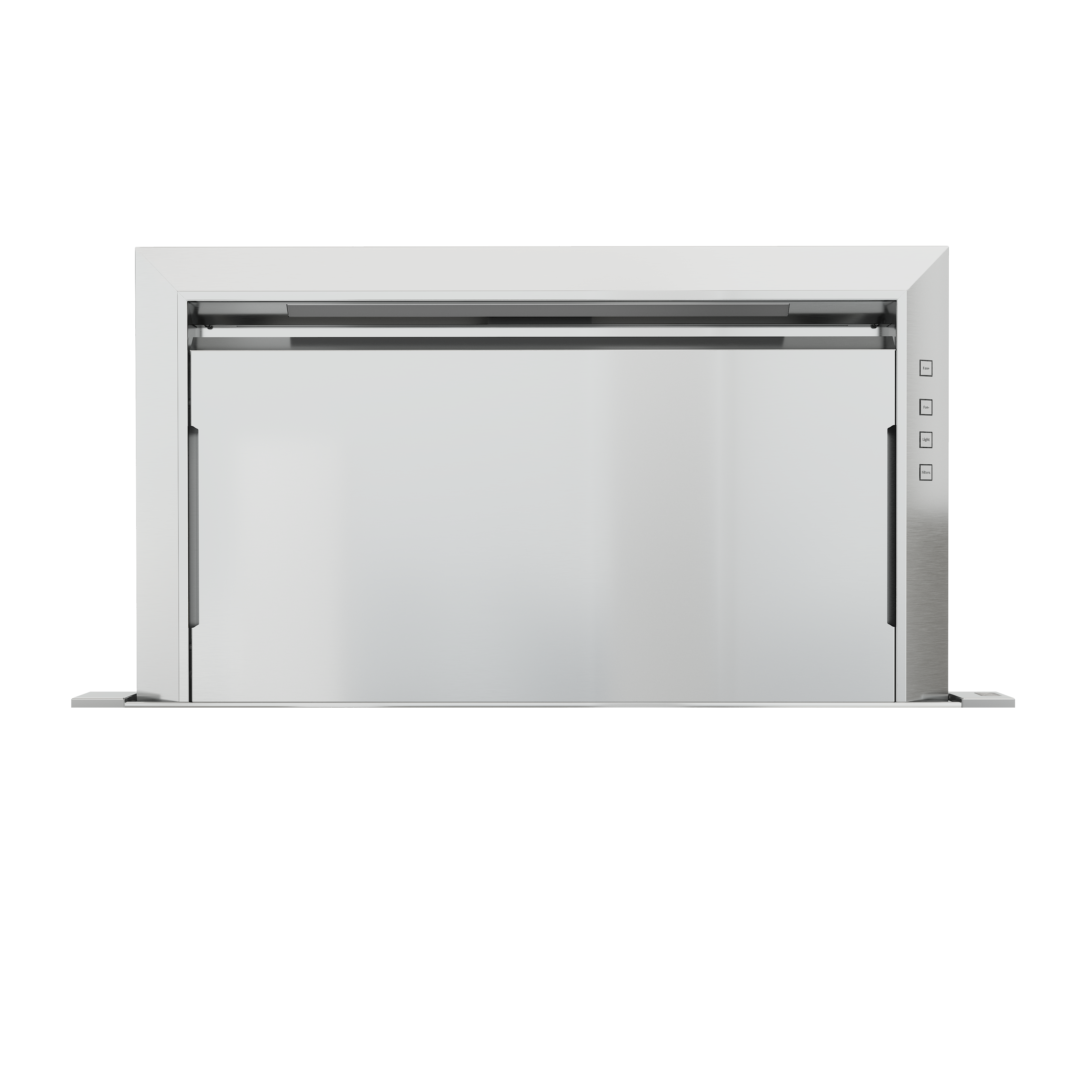 Zephyr Lift Downdraft, 18 rise, 36 width, Stainless Steel