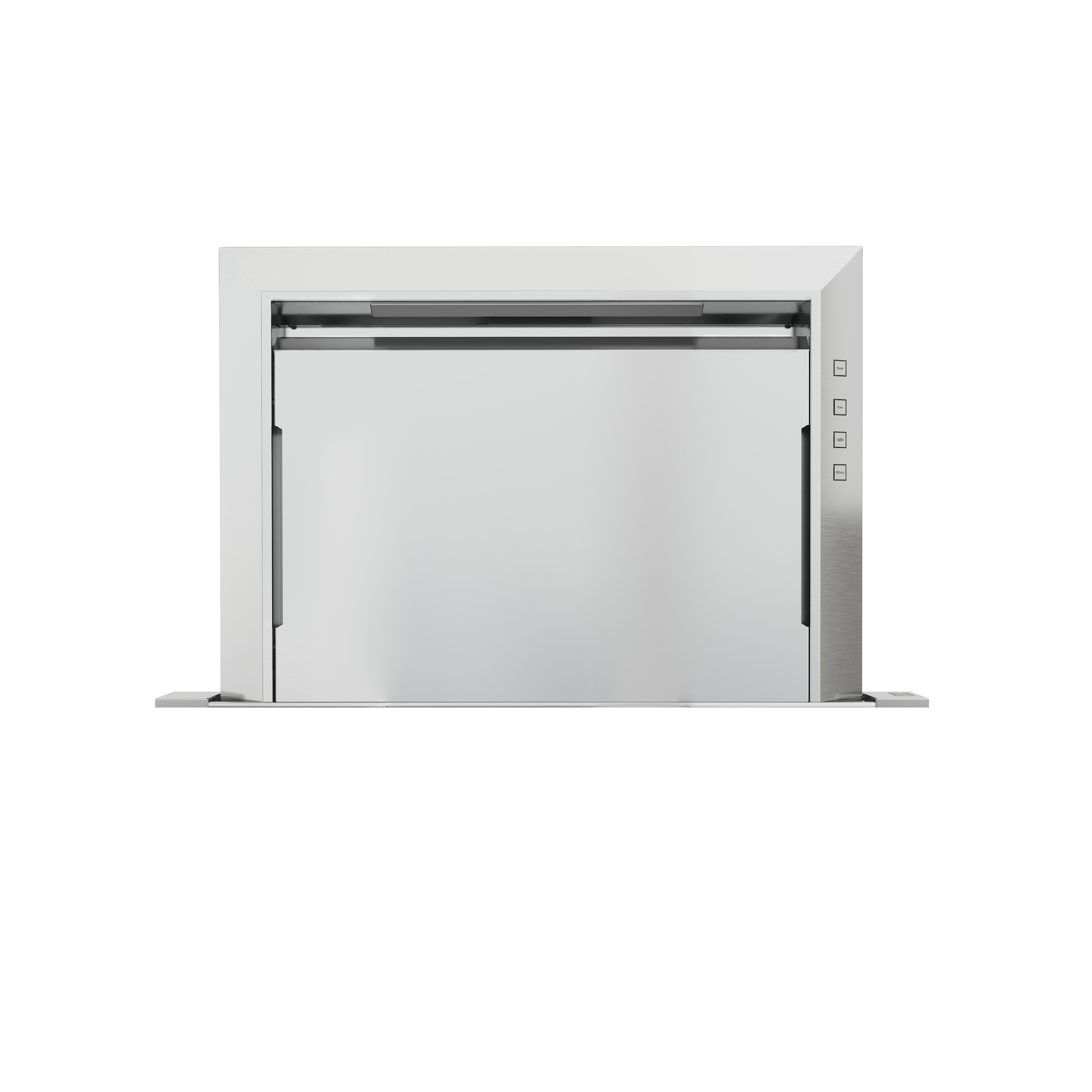 Zephyr Lift Downdraft, 18 rise, 30 width, Stainless Steel