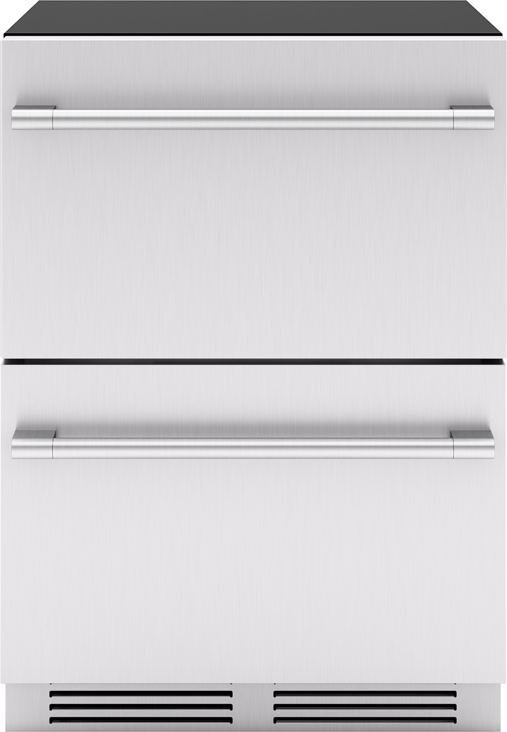Zephyr Presrv Refrigerator Drawers, 24in Compact, SS, 2 Zone
