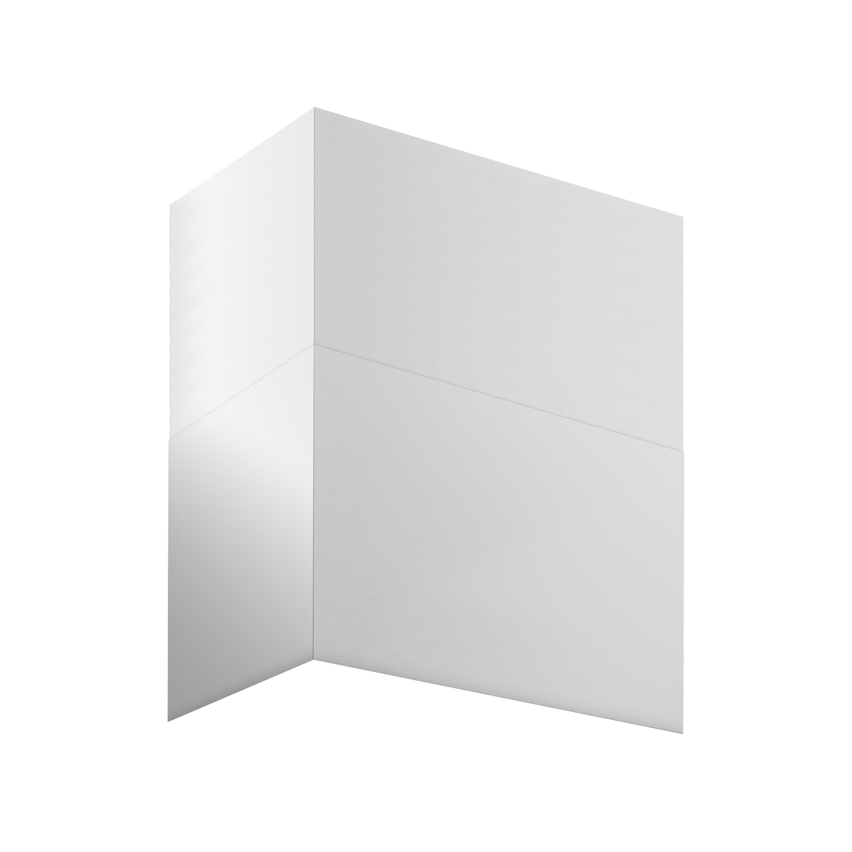 Zephyr Duct Cover Extension, AK78, 10'-12', SS