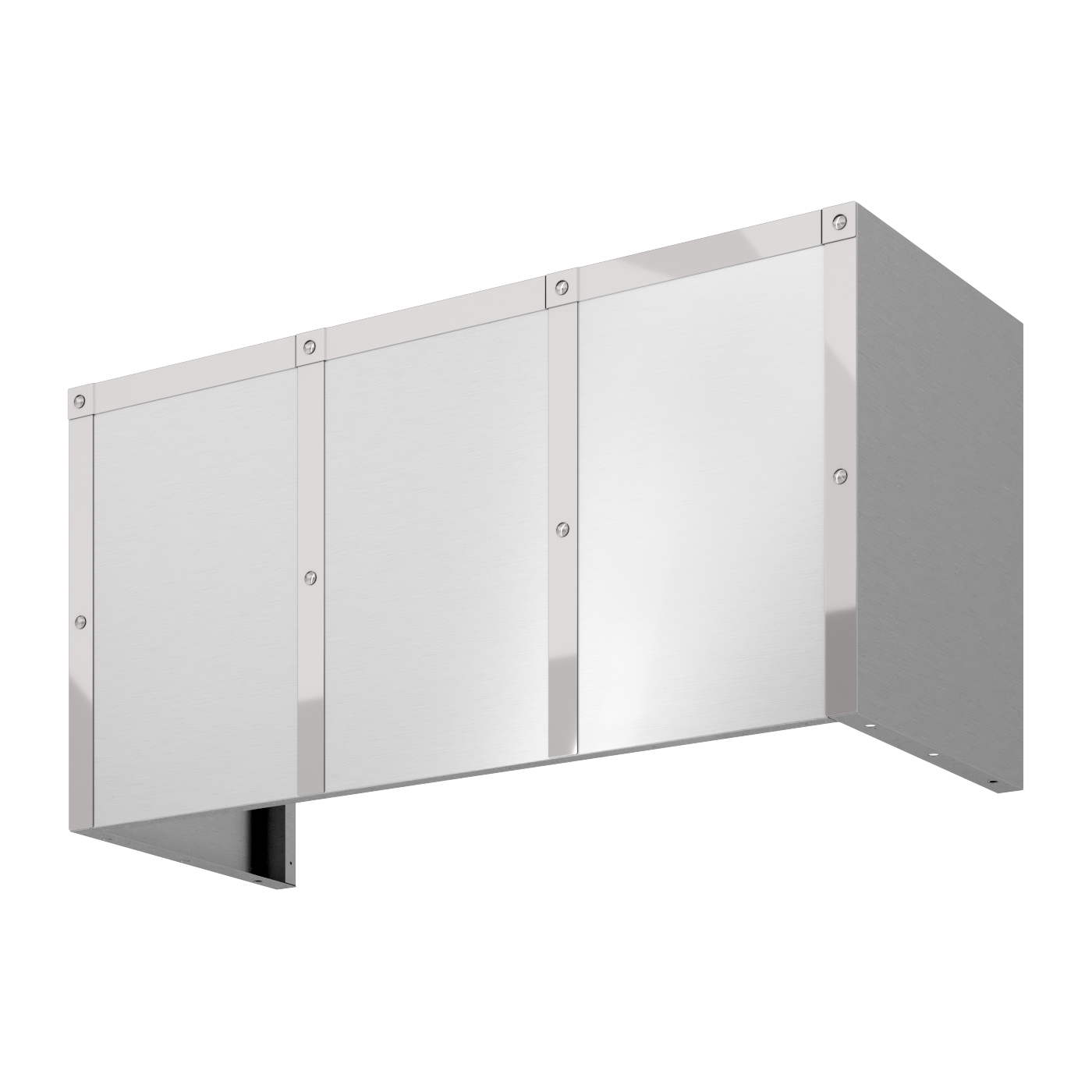 Zephyr Duct Cover, 48in x 18in, SS, w/SS Banding