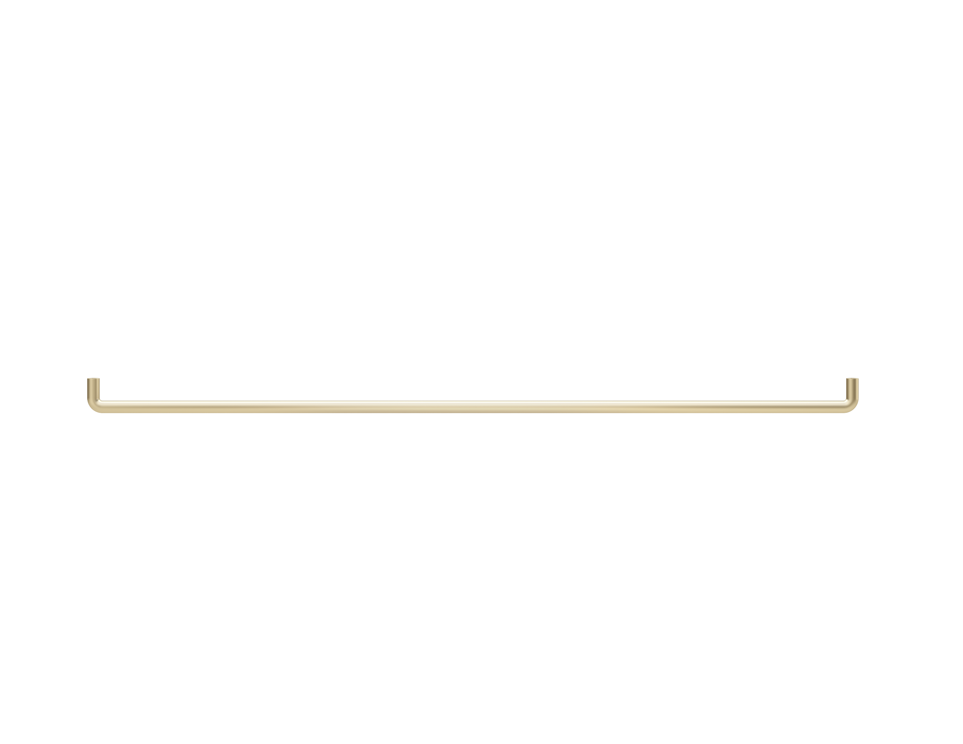 Zephyr Accent Rail DME Satin Gold