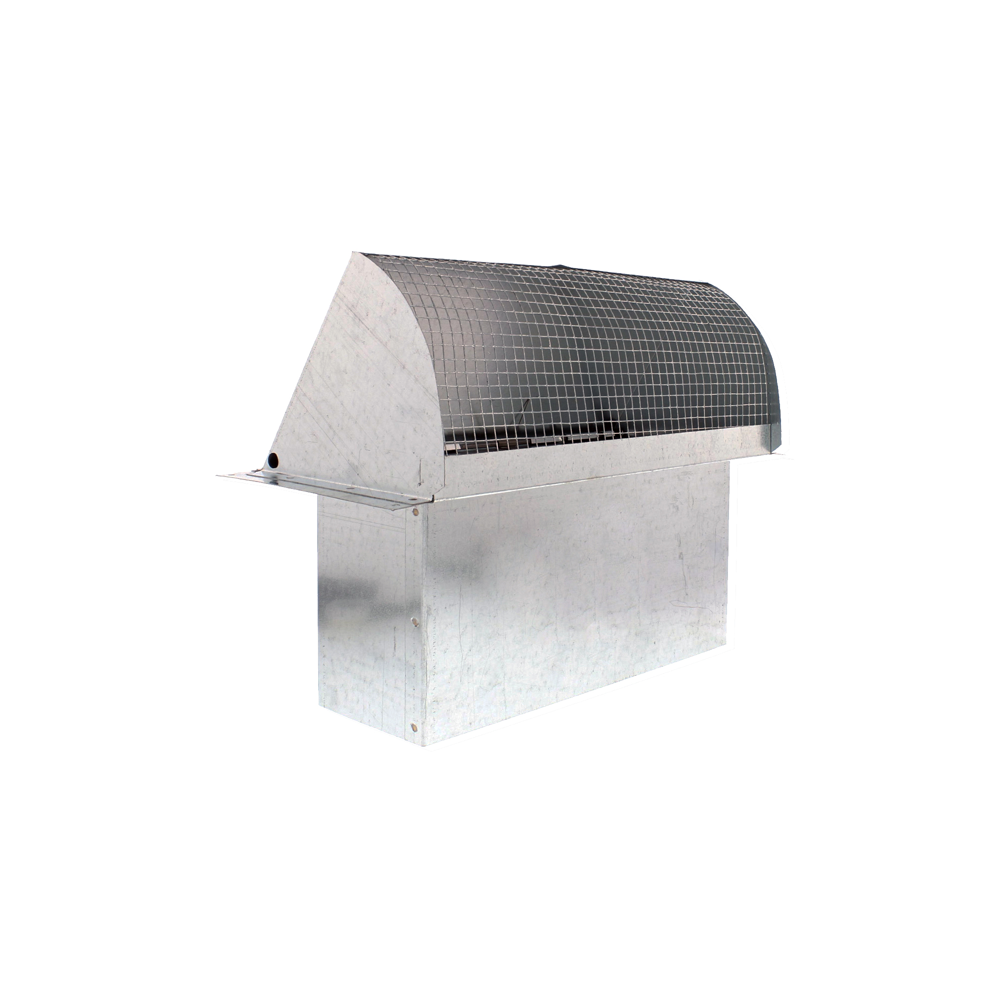 Zephyr 3-1/4" x 10" Exhaust Cap with Damper and Bird Screen