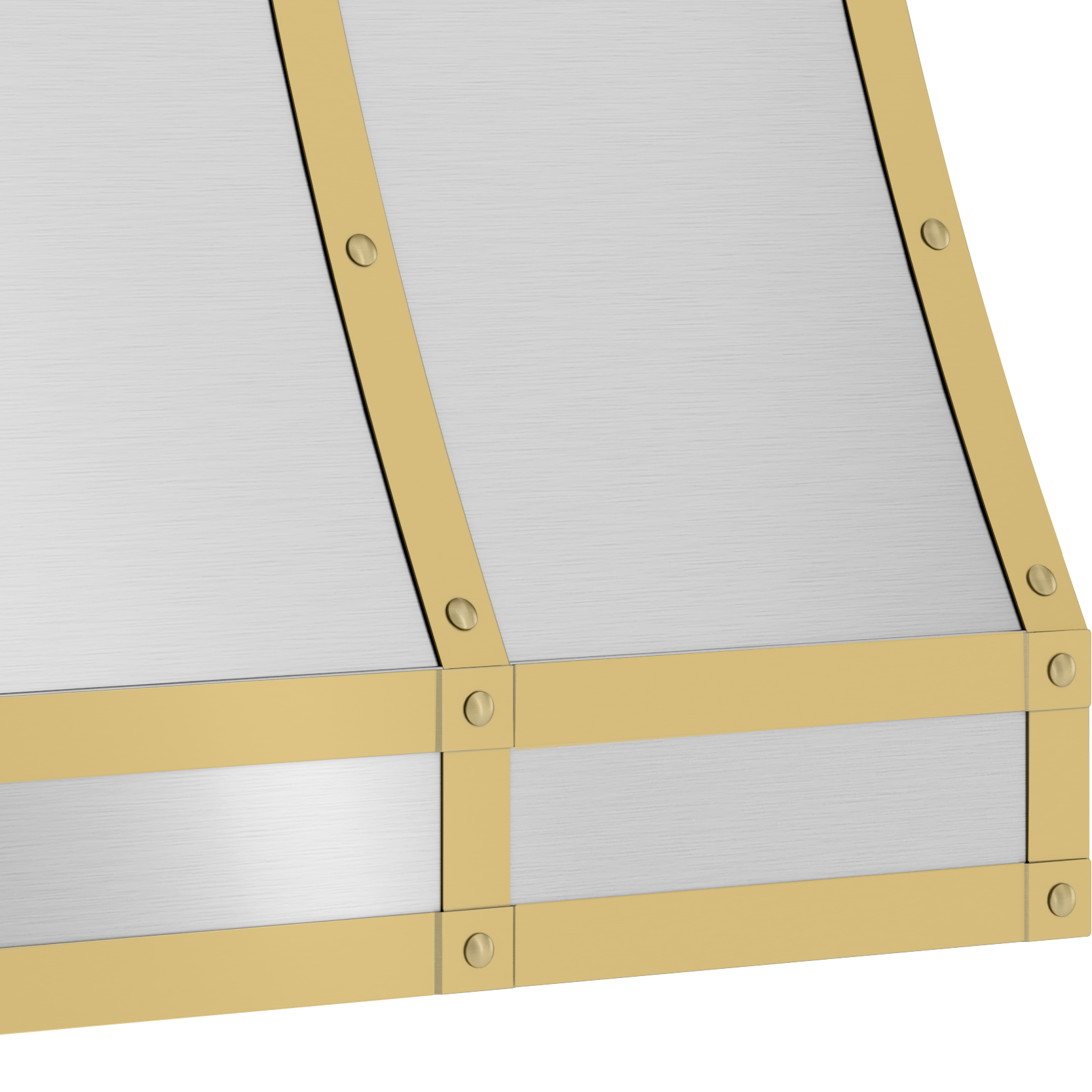 Zephyr Forte Hood Banding Kit, 48in, Satin Gold