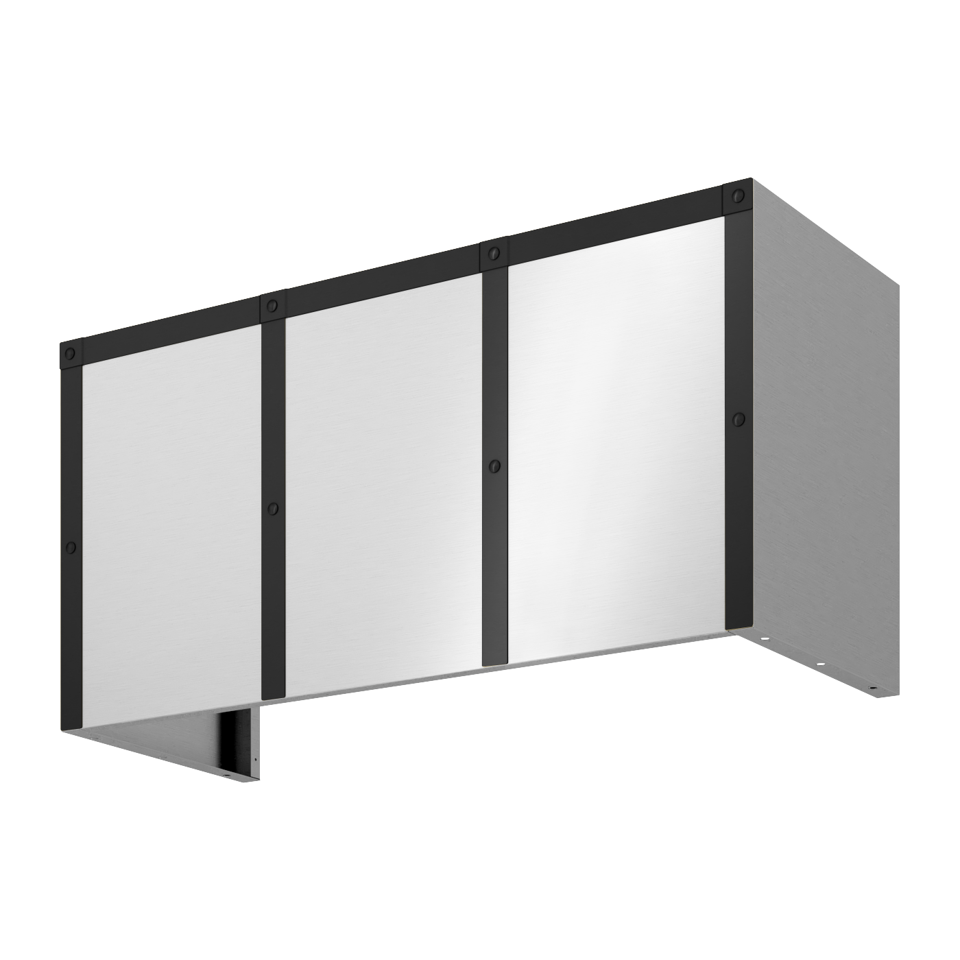 Zephyr Duct Cover Banding Kit, 48in x 18in, Matte Black