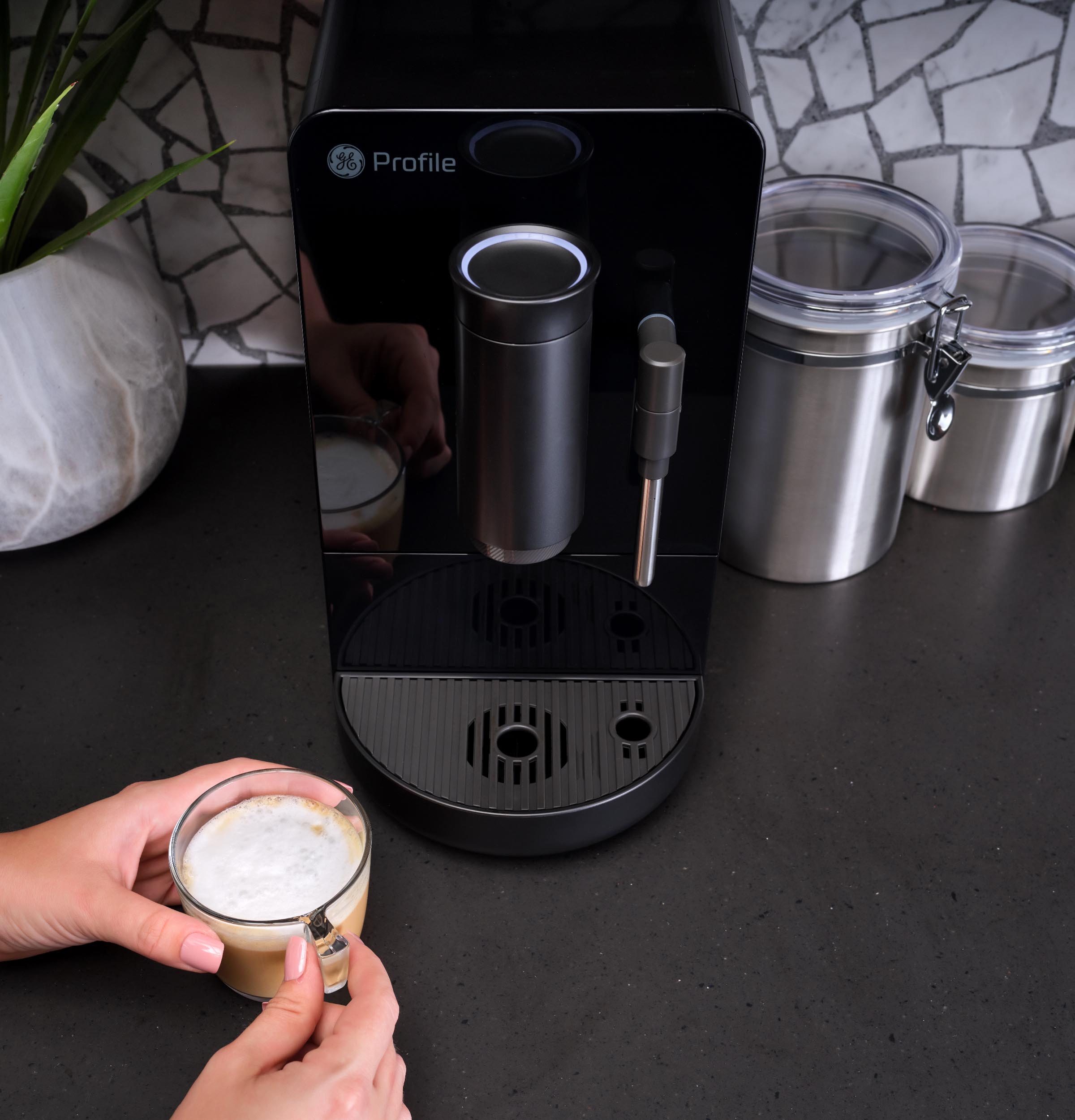 GE Profile™ Automatic Espresso Machine + Frother
