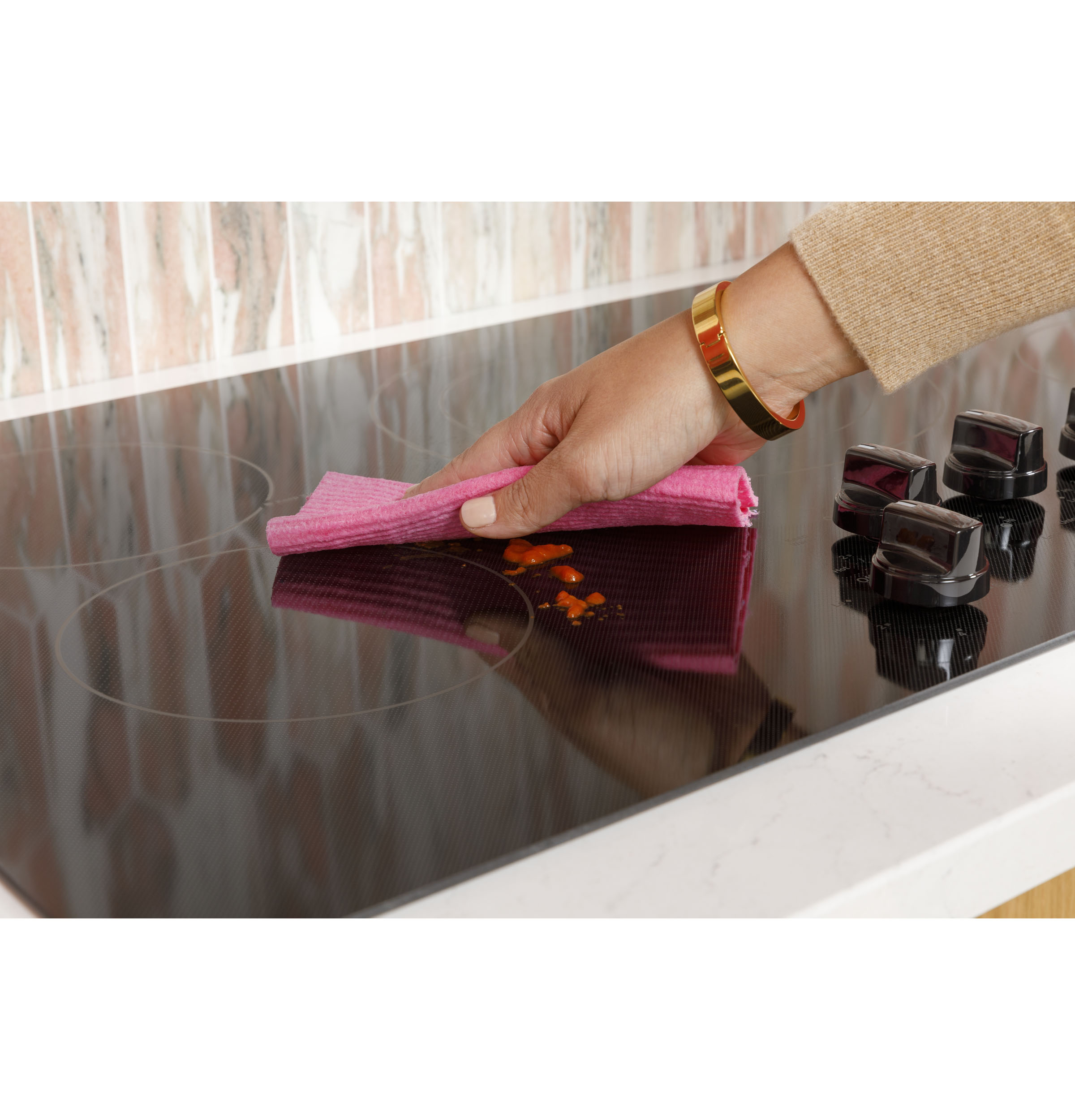 GE GE® 36" Built-In Knob Control Electric Cooktop