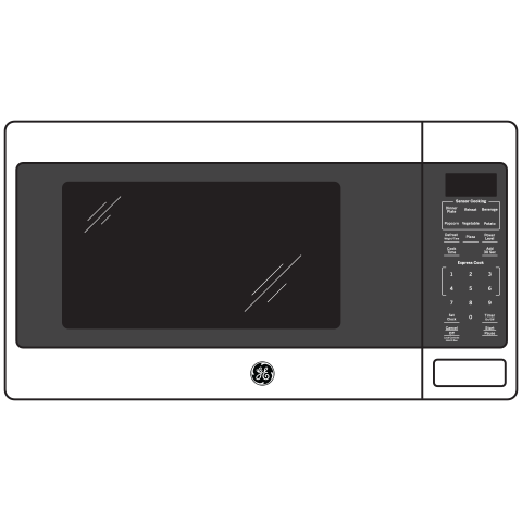 GE® 1.6 Cu. Ft. Countertop Microwave Oven