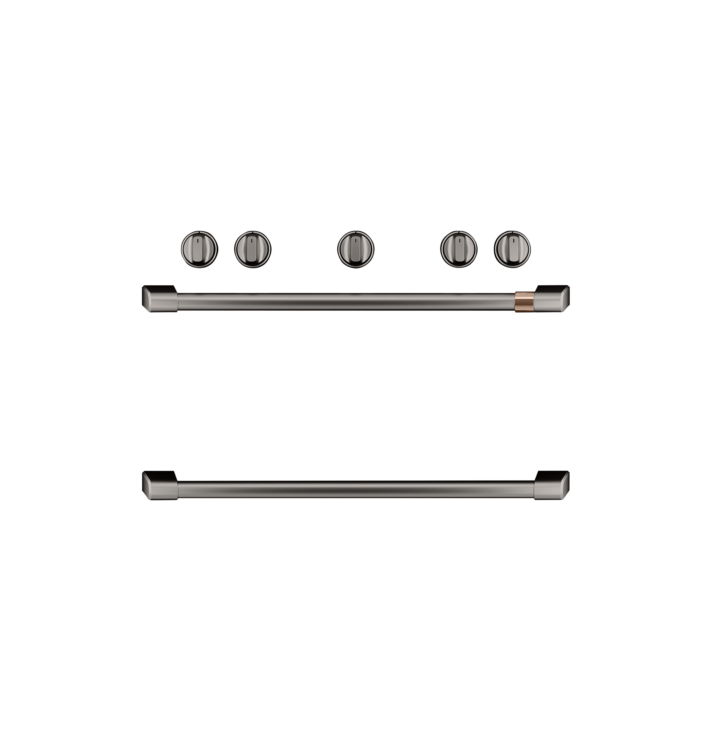Cafe CAFÉ™ Freestanding Gas Knobs and Handles - Brushed Black