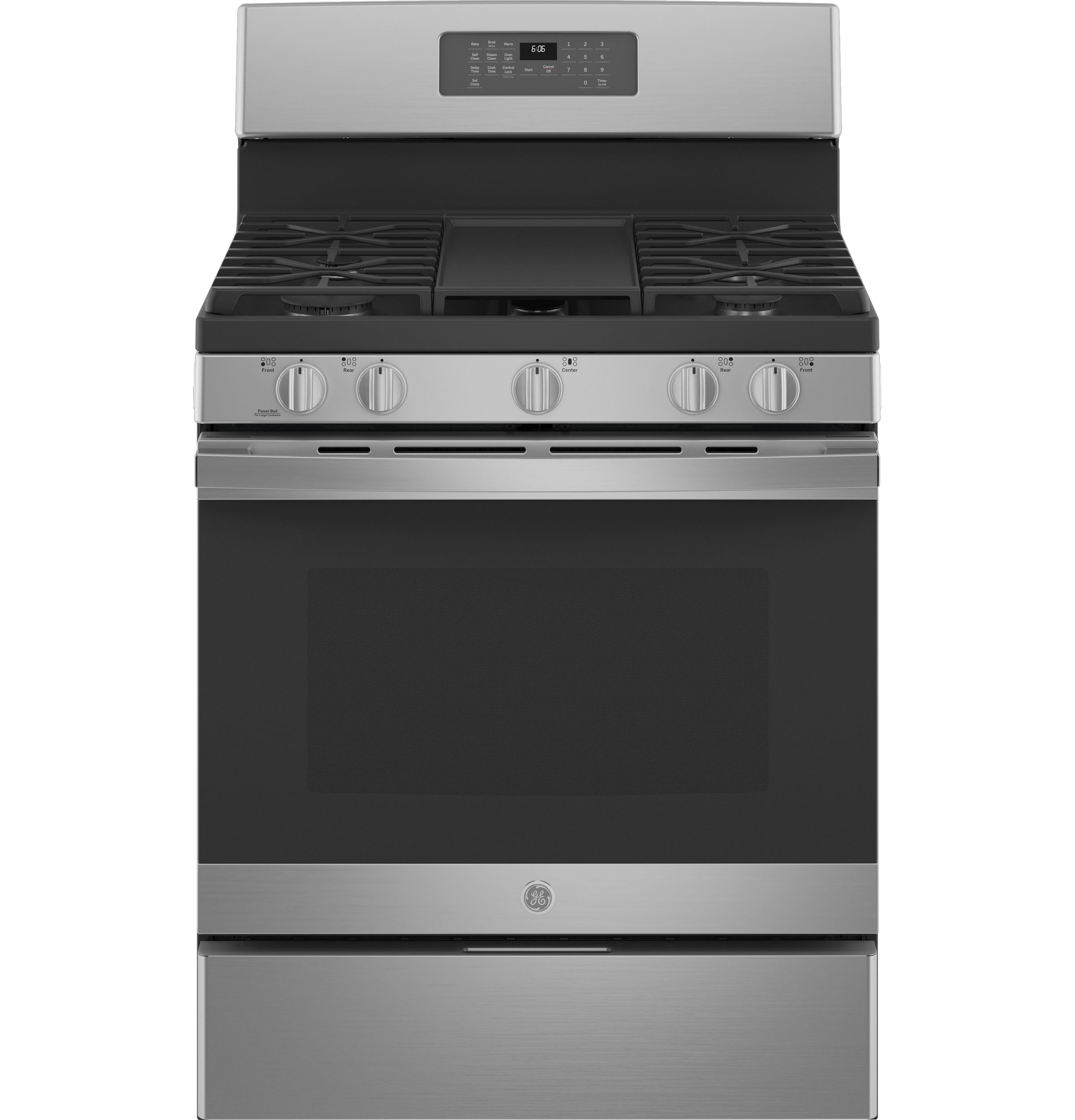 GE GE® 30" Free-Standing Gas Fingerprint Resistant Range