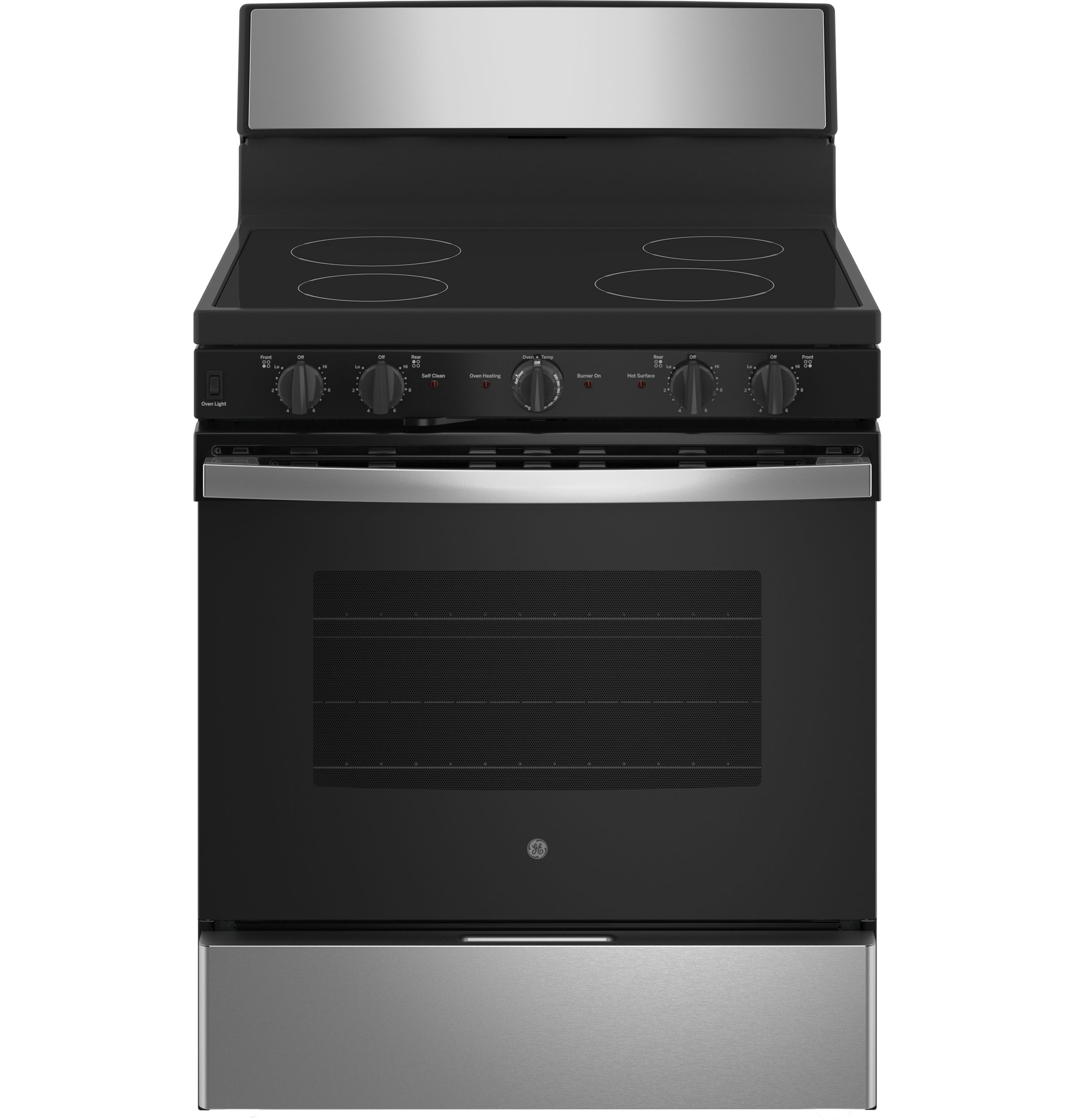 GE GE® ENERGY STAR® 30” Free-Standing Electric Radiant Smooth Cooktop Range