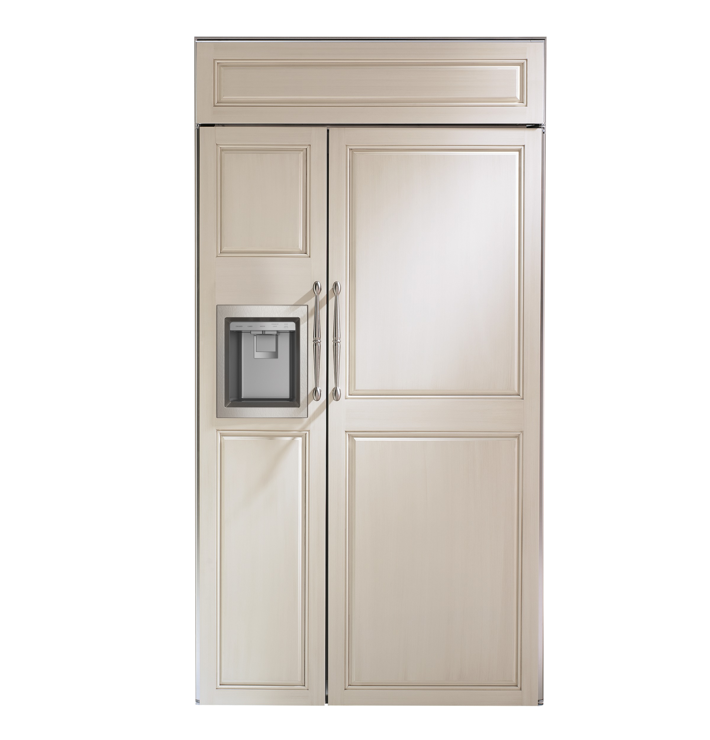 Monogram Monogram 42" Panel-Ready Built-In Side-by-Side Refrigerator with Dispenser