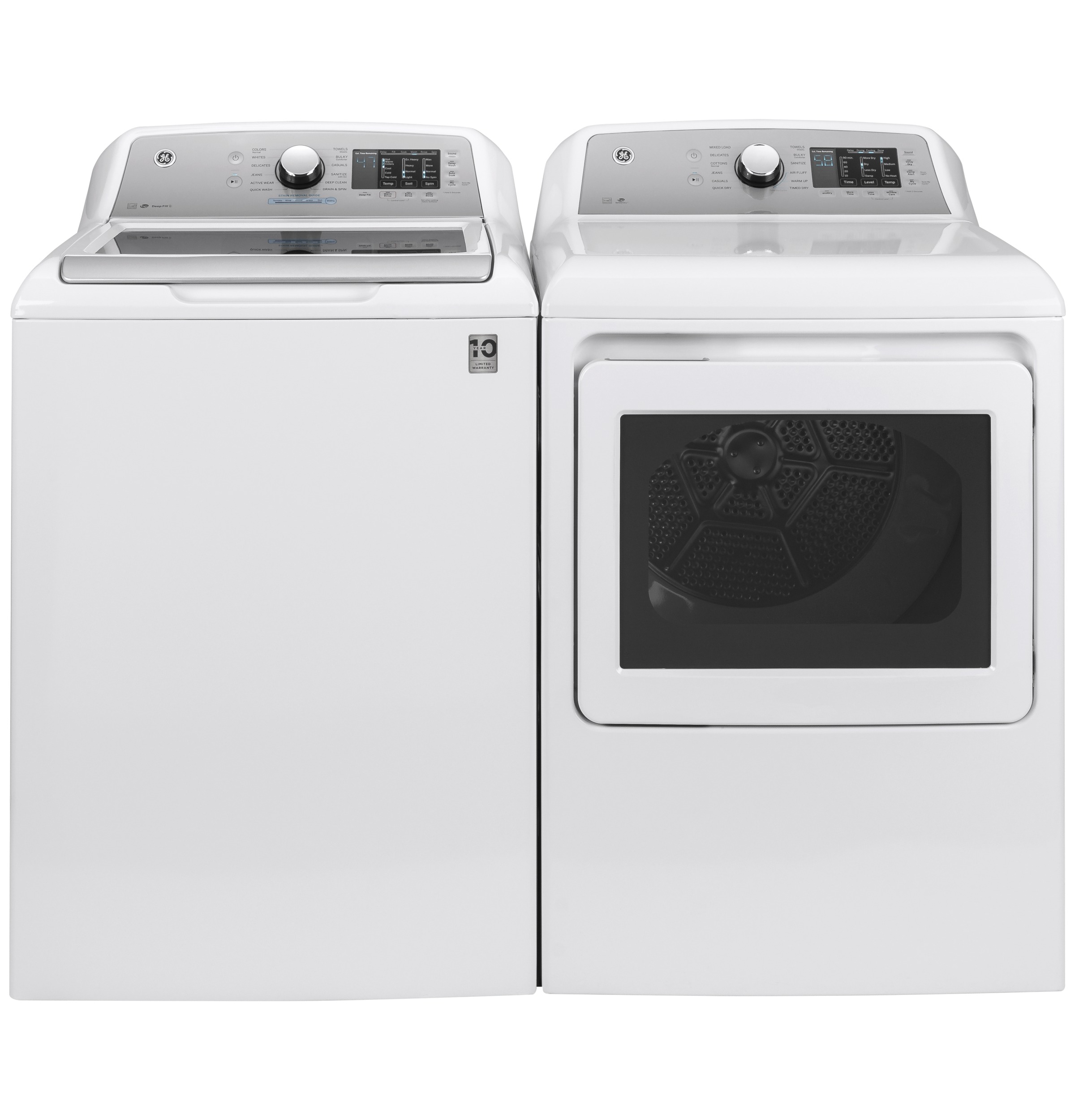 GE GE® ENERGY STAR® 4.8  cu. ft. Capacity Washer with Sanitize w/Oxi and FlexDispense®