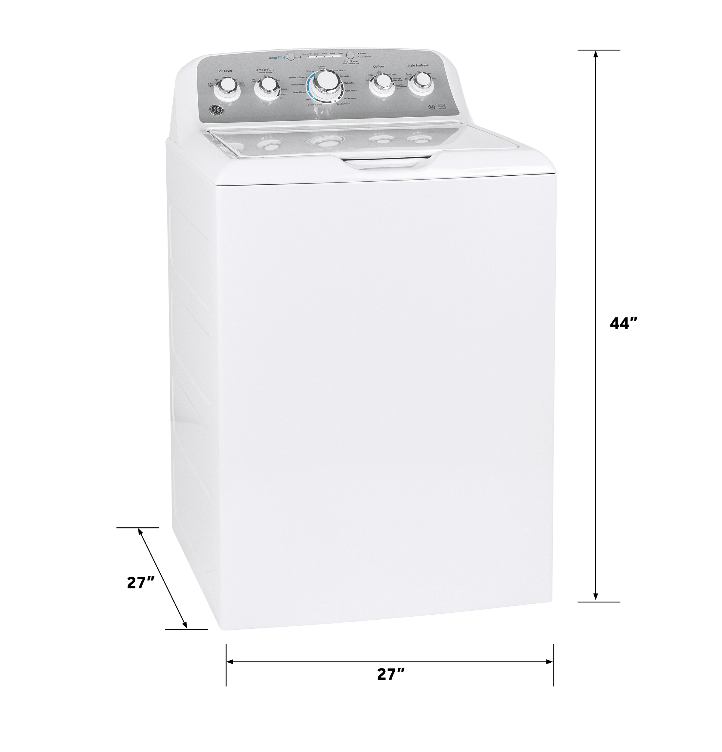 GE® ENERGY STAR® 4.6 cu. ft. Capacity Washer with Stainless Steel Basket