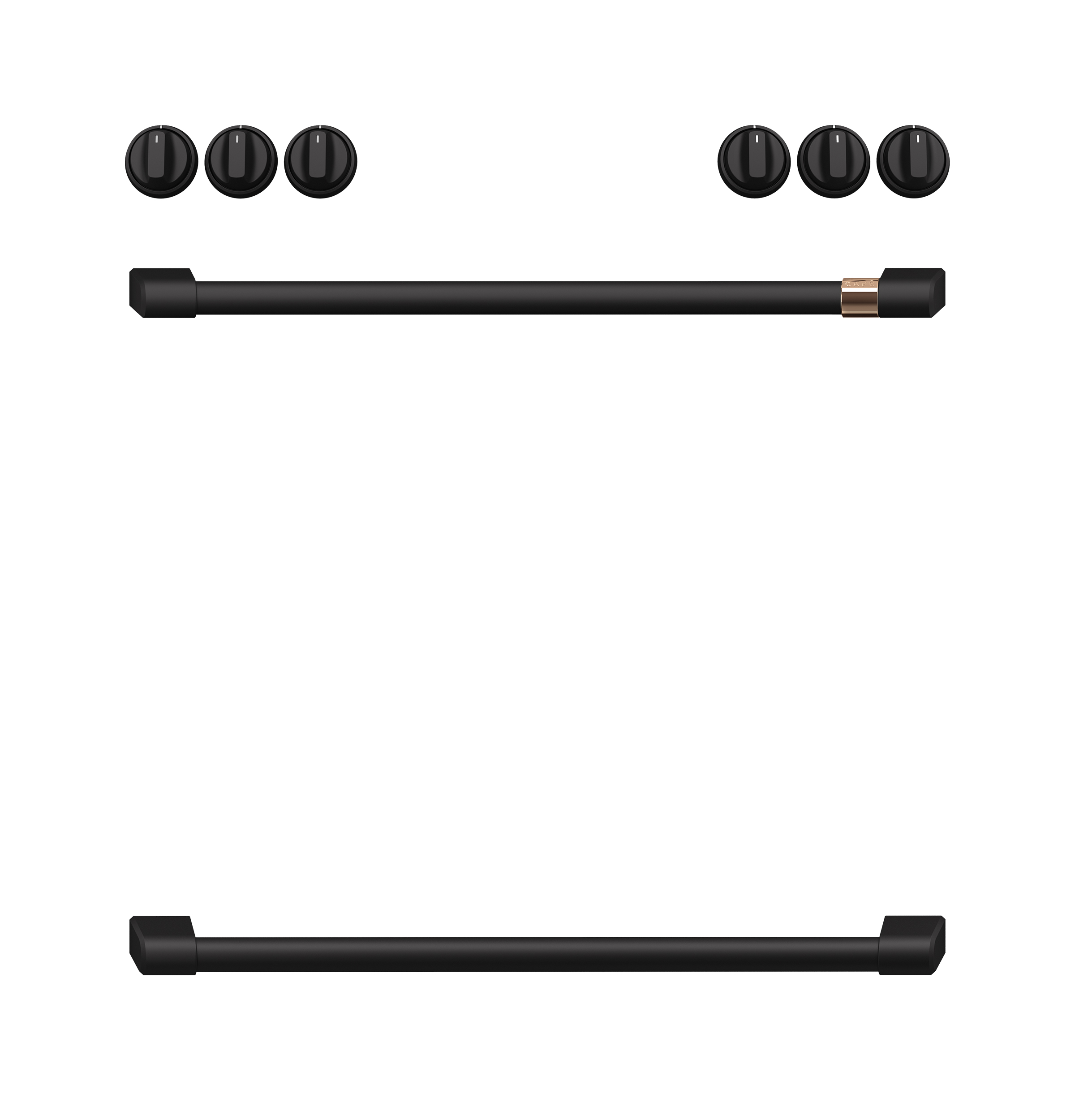 Cafe CAFÉ™ Handle Kit - Range Flat Black