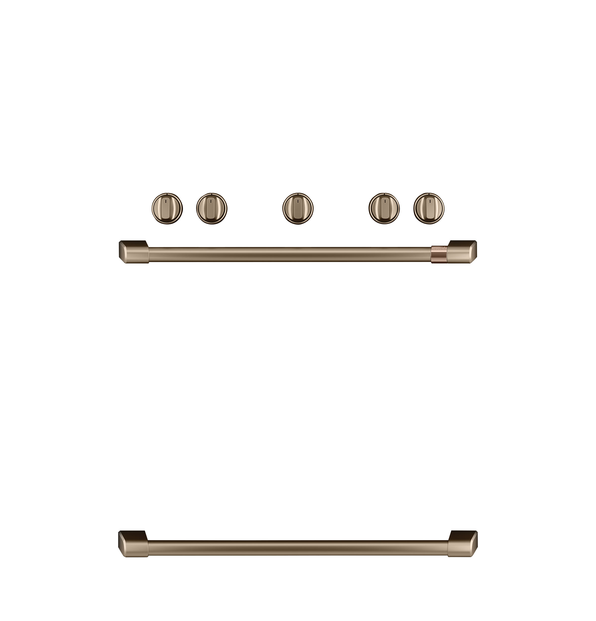 Cafe CAFÉ™ Freestanding Gas Knobs and Handles - Brushed Bronze