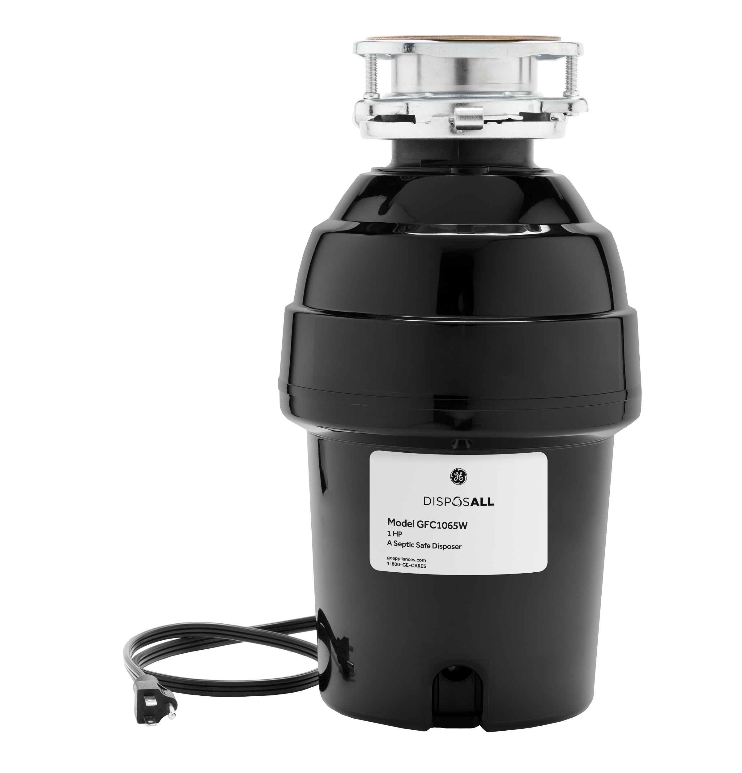 GE GE DISPOSALL® 1 HP Continuous Feed Garbage Disposer - Corded
