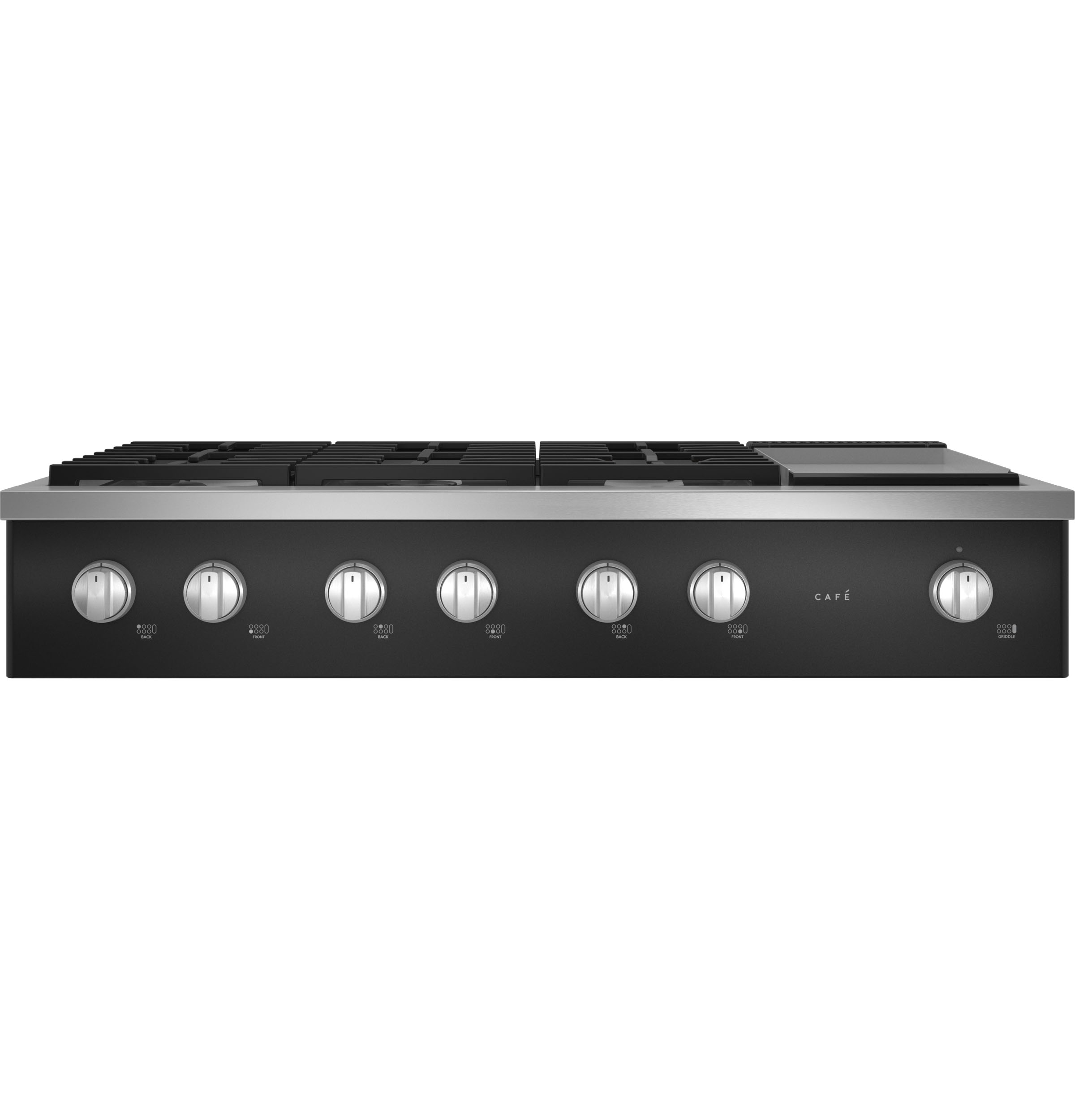 Cafe CAFÉ™ 48" Commercial-Style Gas Rangetop with 6 Burners and Integrated Griddle (Natural Gas)