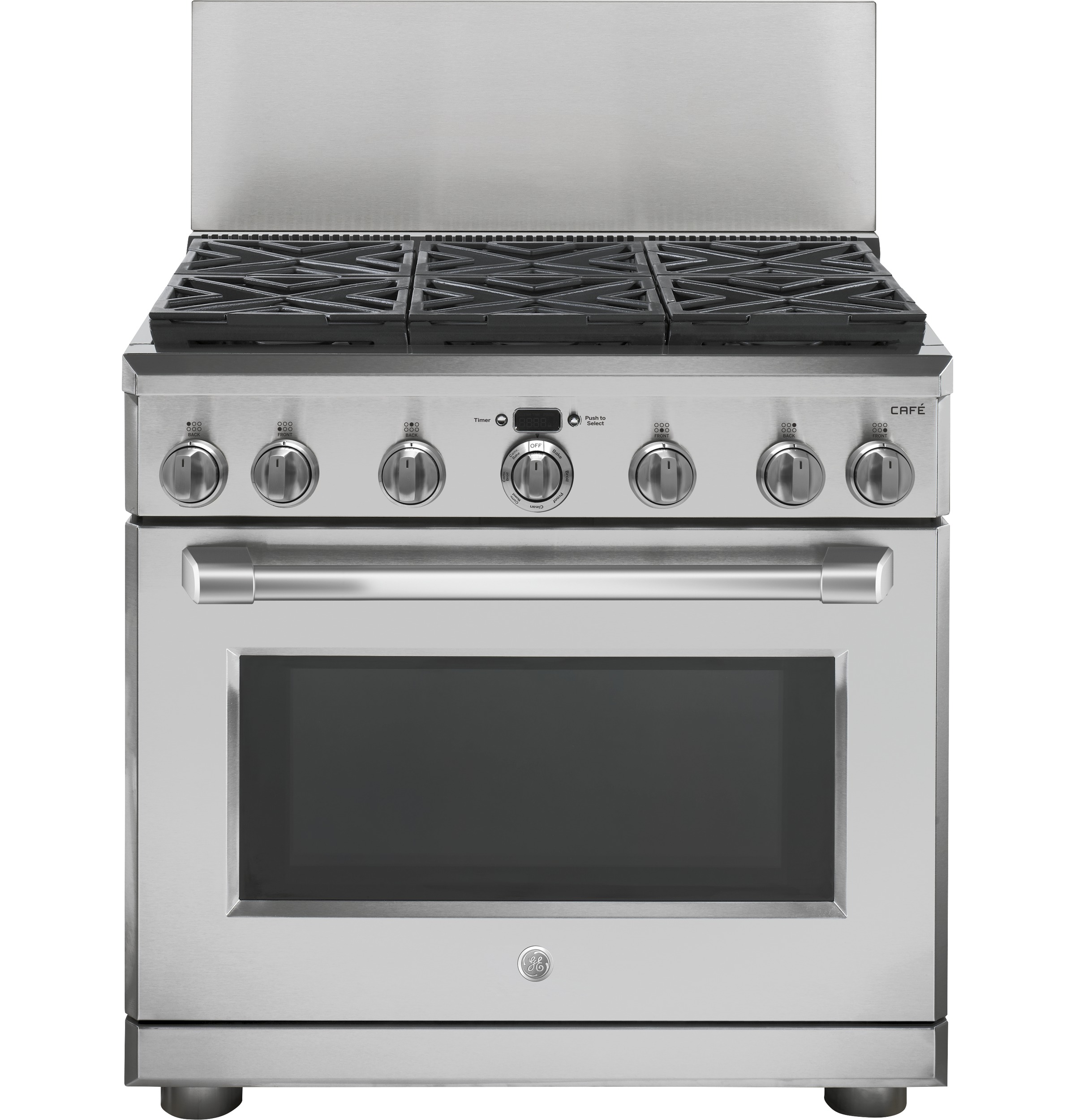 GE 36" Professional 12" Backsplash