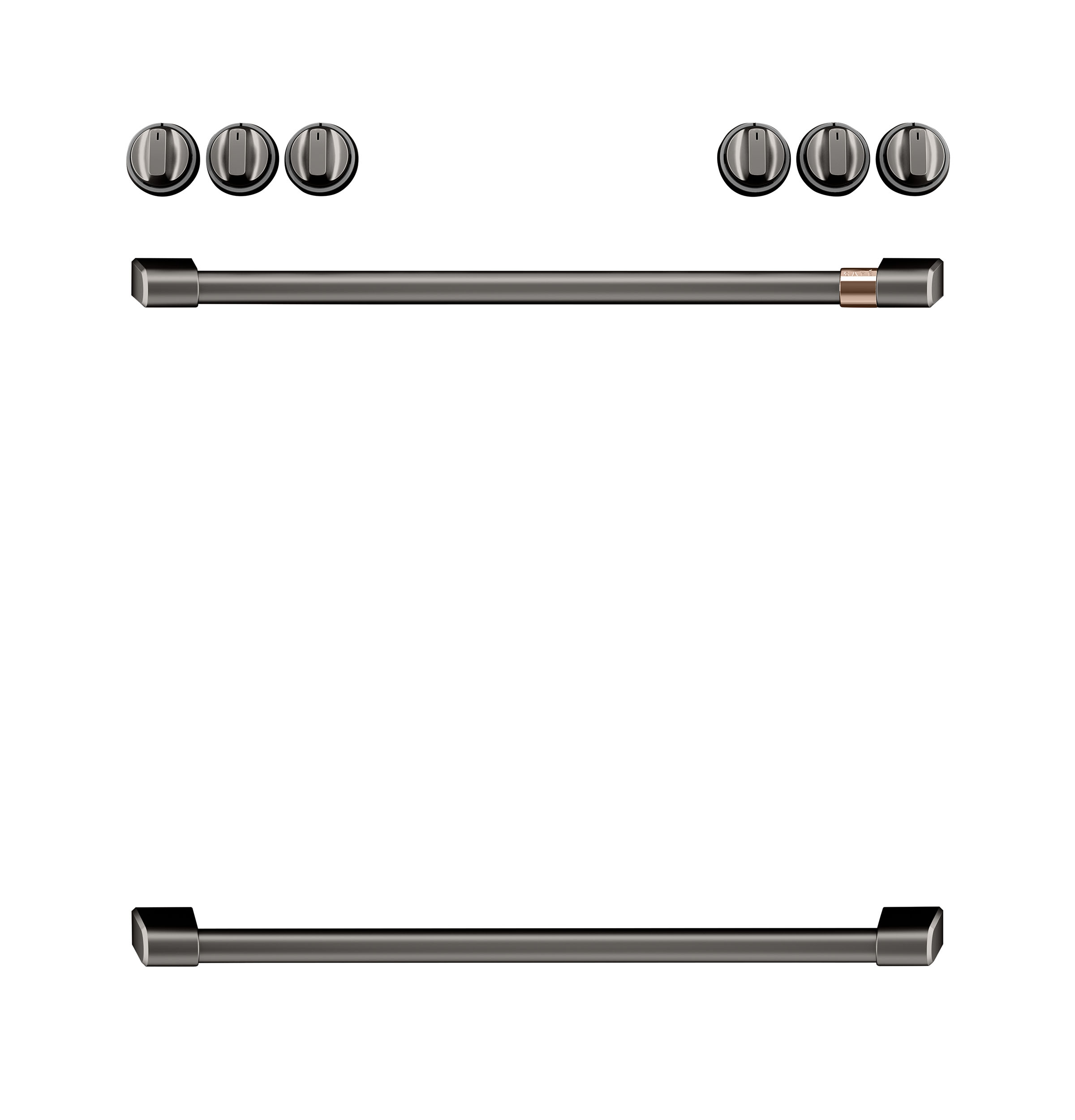 Cafe CAFÉ™ Front Control Electric Knobs and Handles - Brushed Black