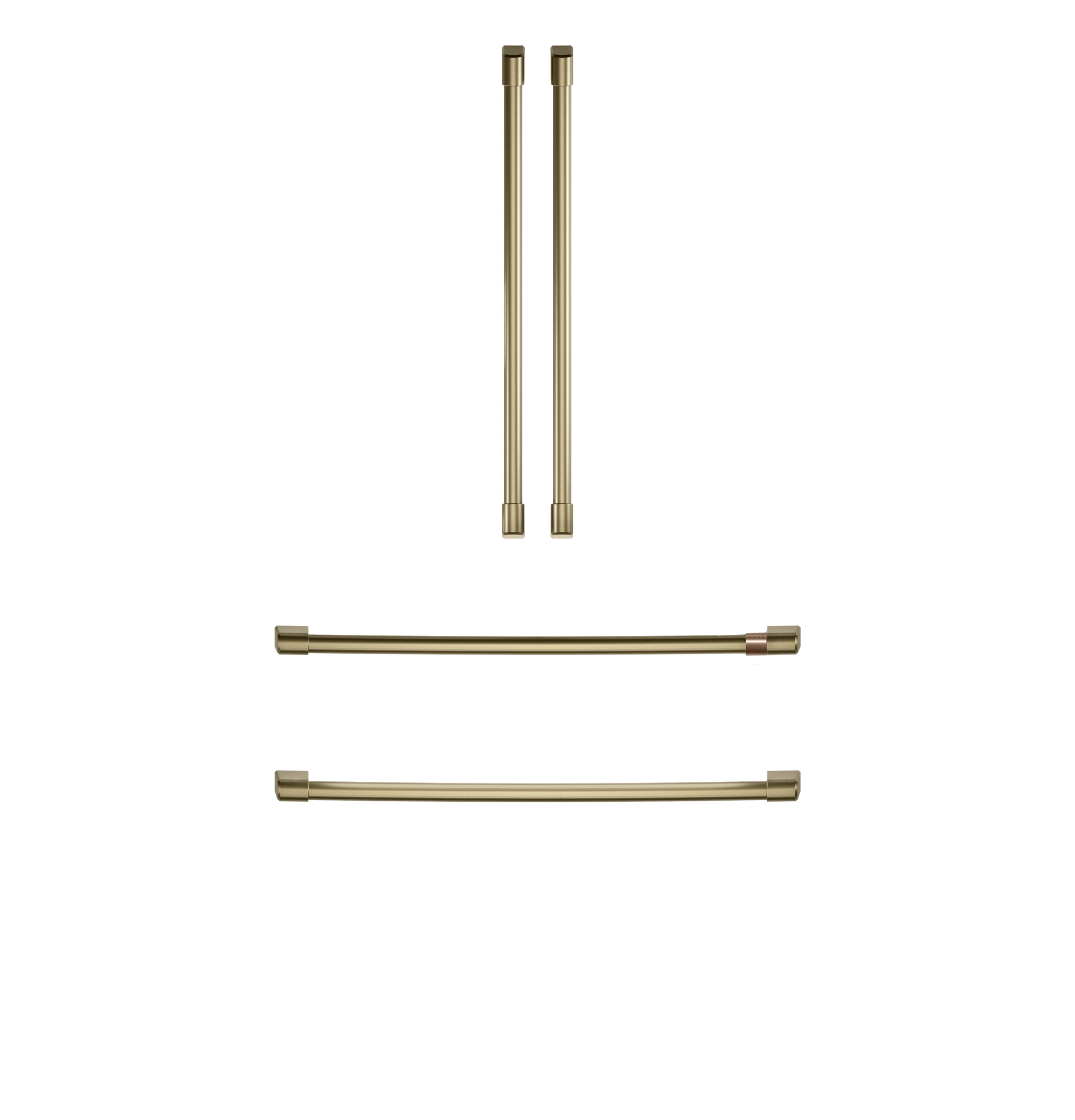 Cafe CAFÉ™ Refrigeration Handle Kit - Brushed Brass