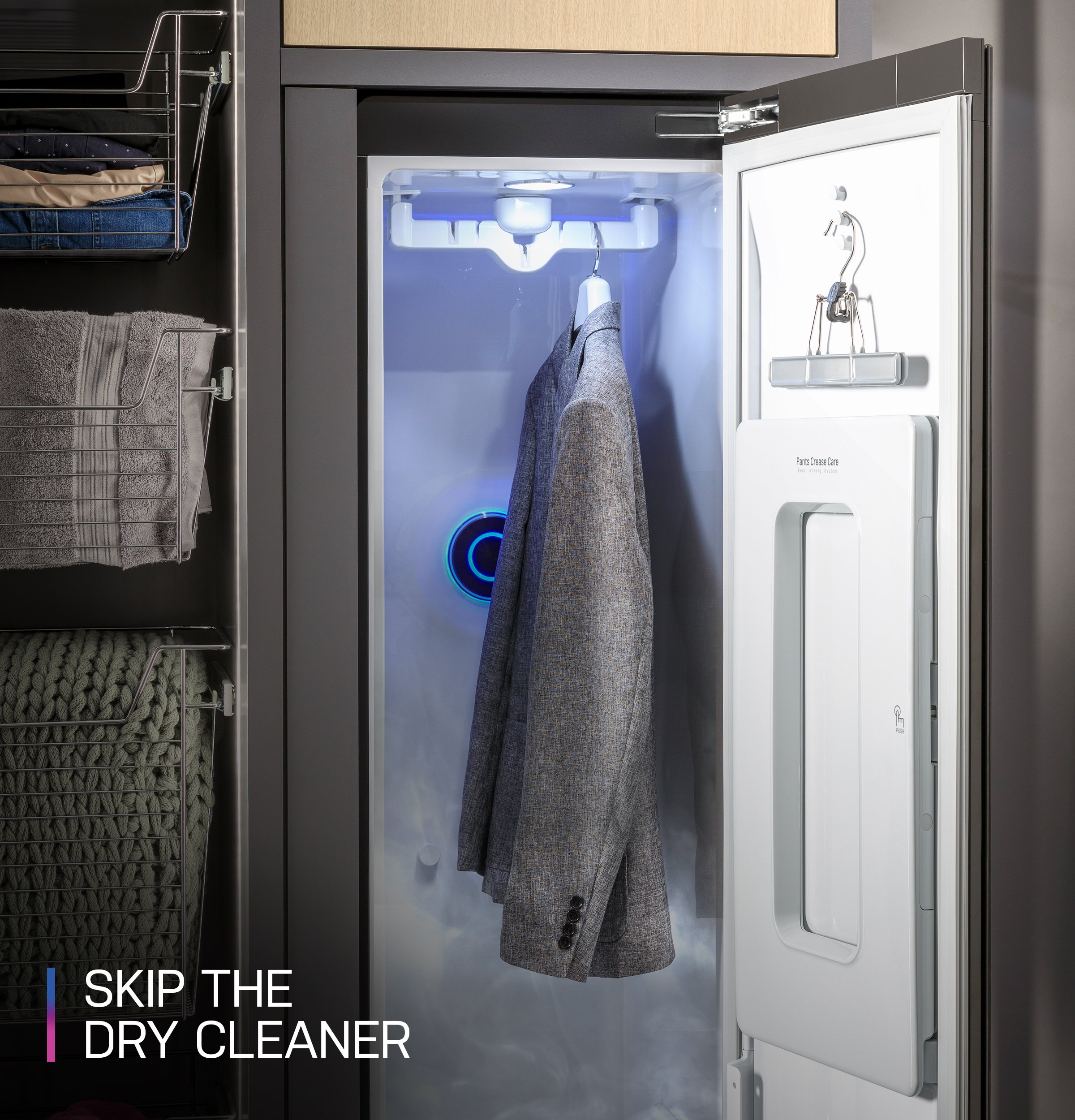 GE Profile™ Steam Closet with Fabric Refresh