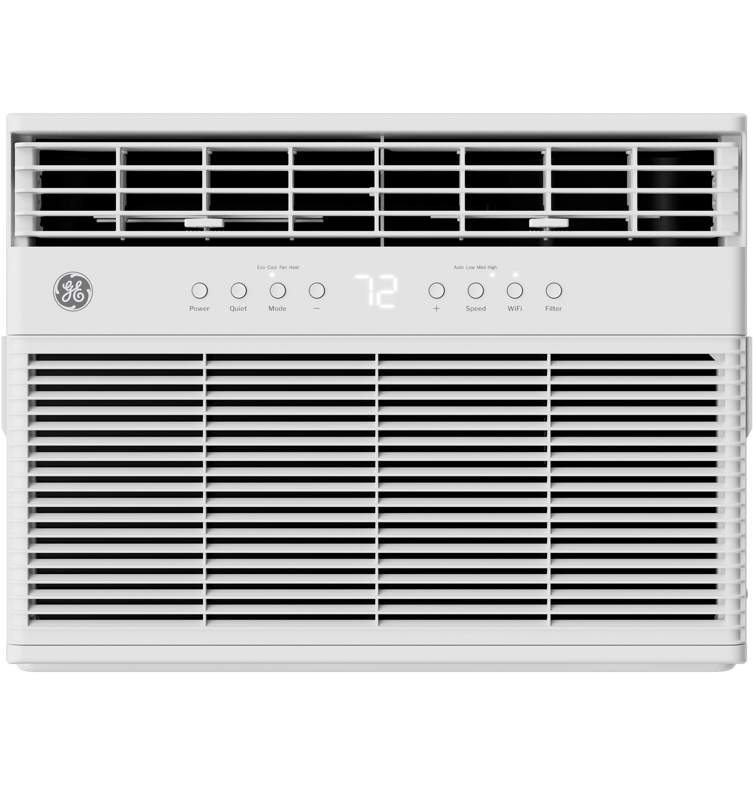 GE GE® ENERGY STAR® 8,000 BTU Smart Heat/Cool with Heat Pump Electronic Window Air Conditioner for Medium Rooms up to 350 sq. ft.