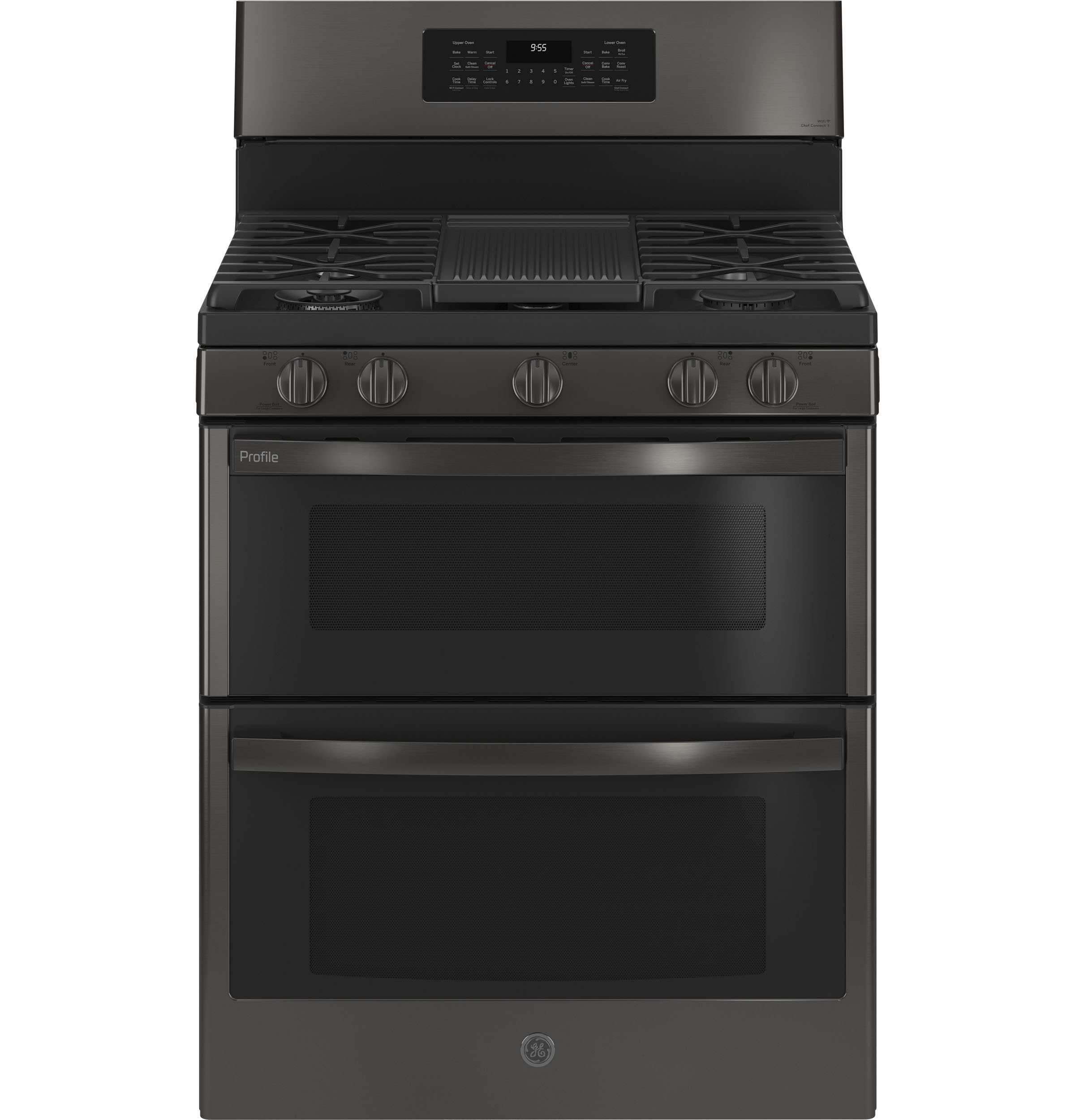 GE Profile GE Profile™ 30" Free-Standing Gas Double Oven Convection Range with No Preheat Air Fry