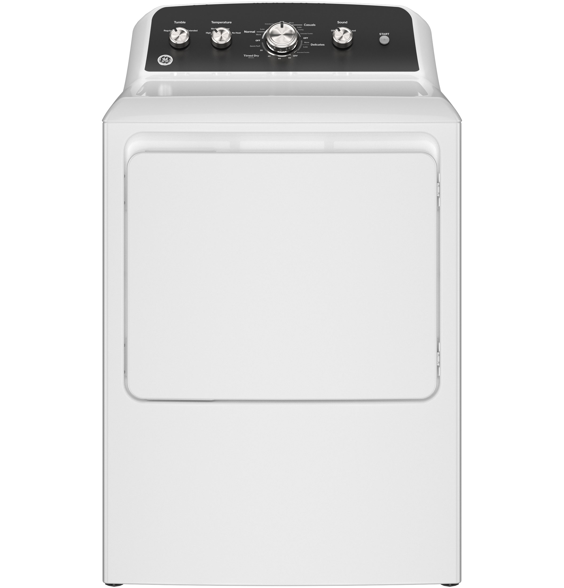 GE GE® 7.2 cu. ft. Capacity Gas Dryer with Up To 120 ft. Venting and Extended Tumble
