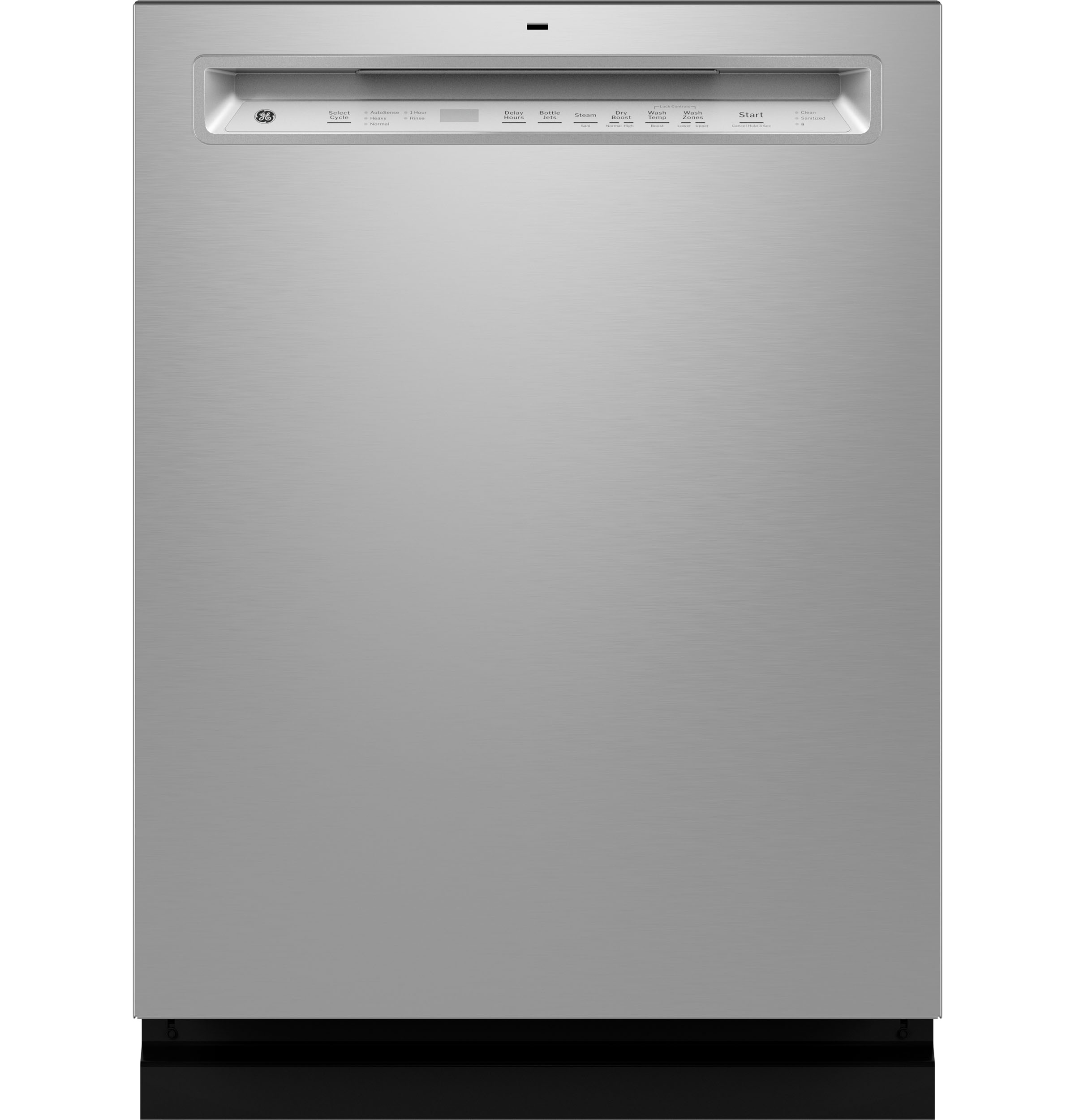 GE GE® ENERGY STAR® Front Control with Stainless Steel Interior Dishwasher with Sanitize Cycle