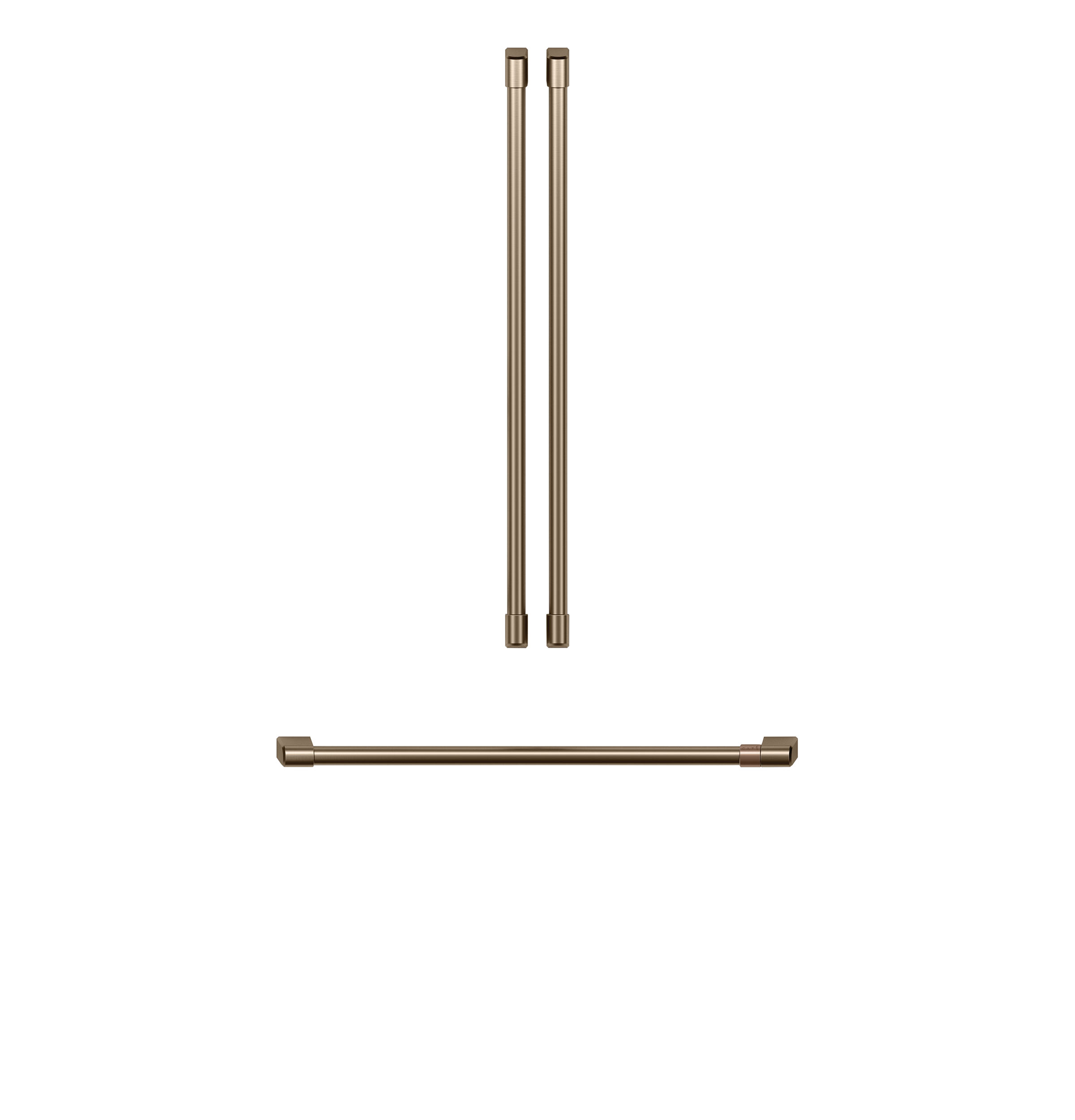 Cafe CAFÉ™ Refrigeration Handle Kit - Brushed Bronze