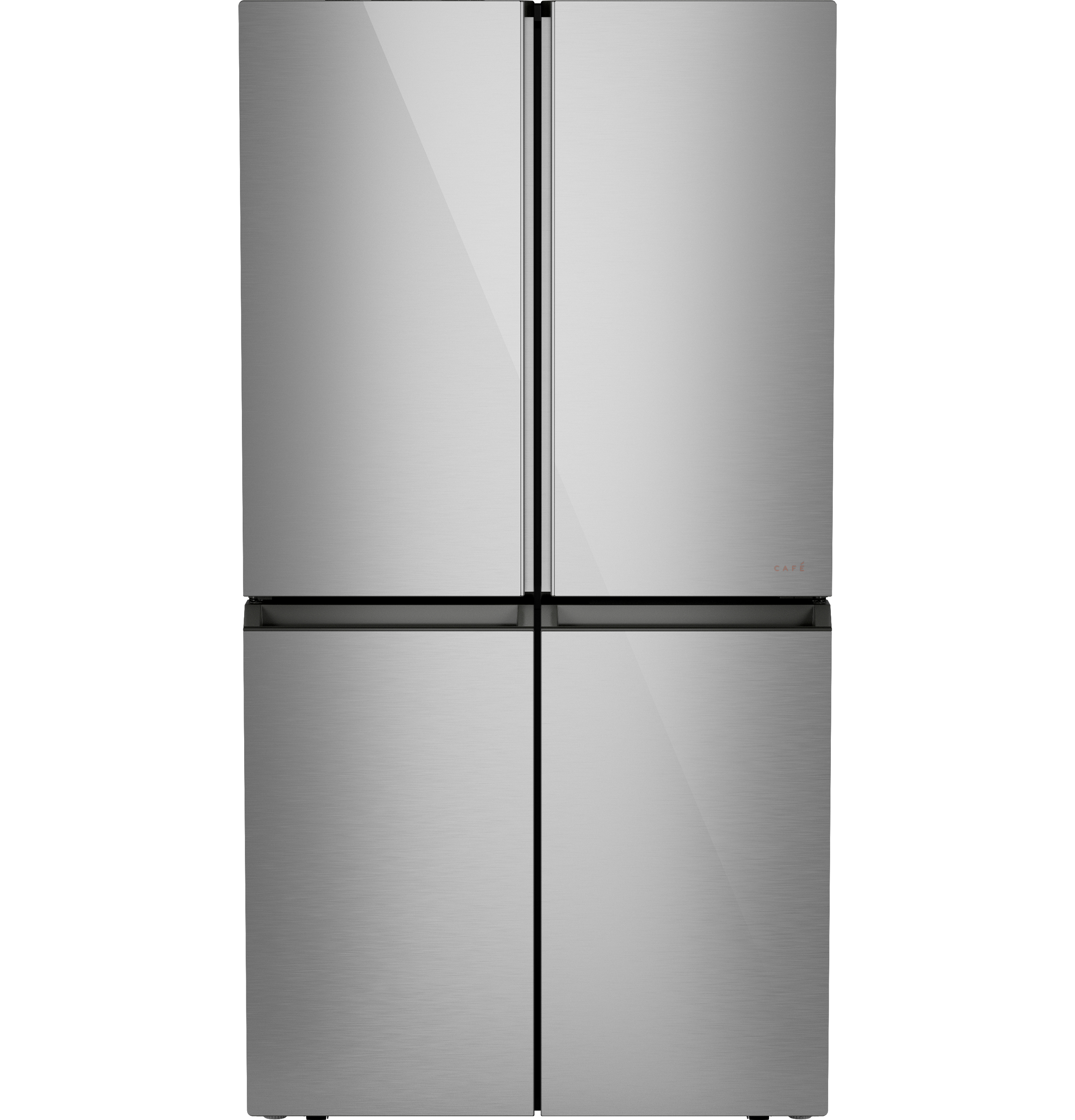 Cafe CAFÉ™ ENERGY STAR® 28.3 Cu. Ft. Smart Quad-Door Refrigerator in Platinum Glass with Dual-Dispense AutoFill Pitcher