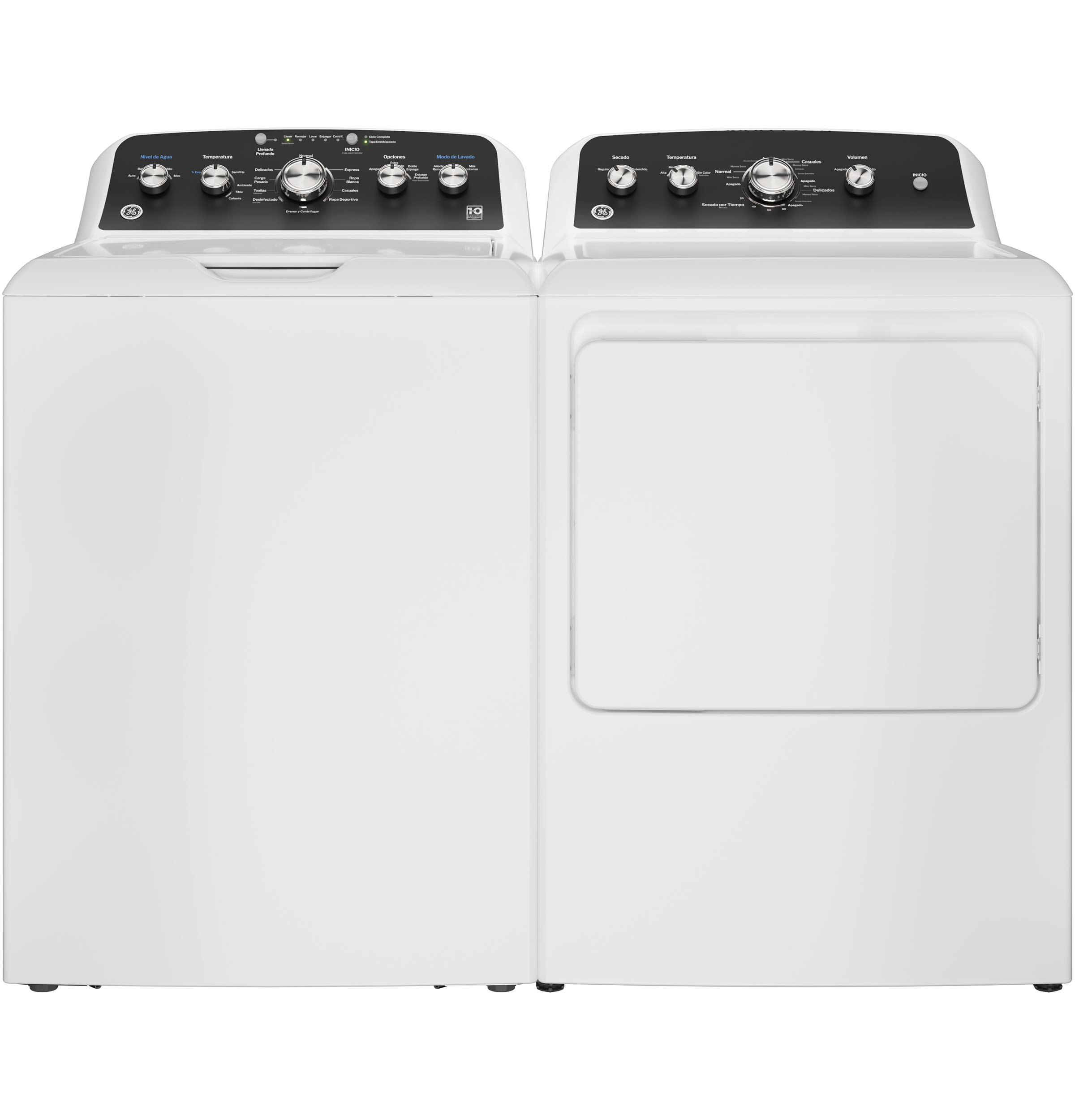 GE GE® 4.5 cu. ft. Capacity Washer with Spanish Panel and Wash Modes Soak and Power