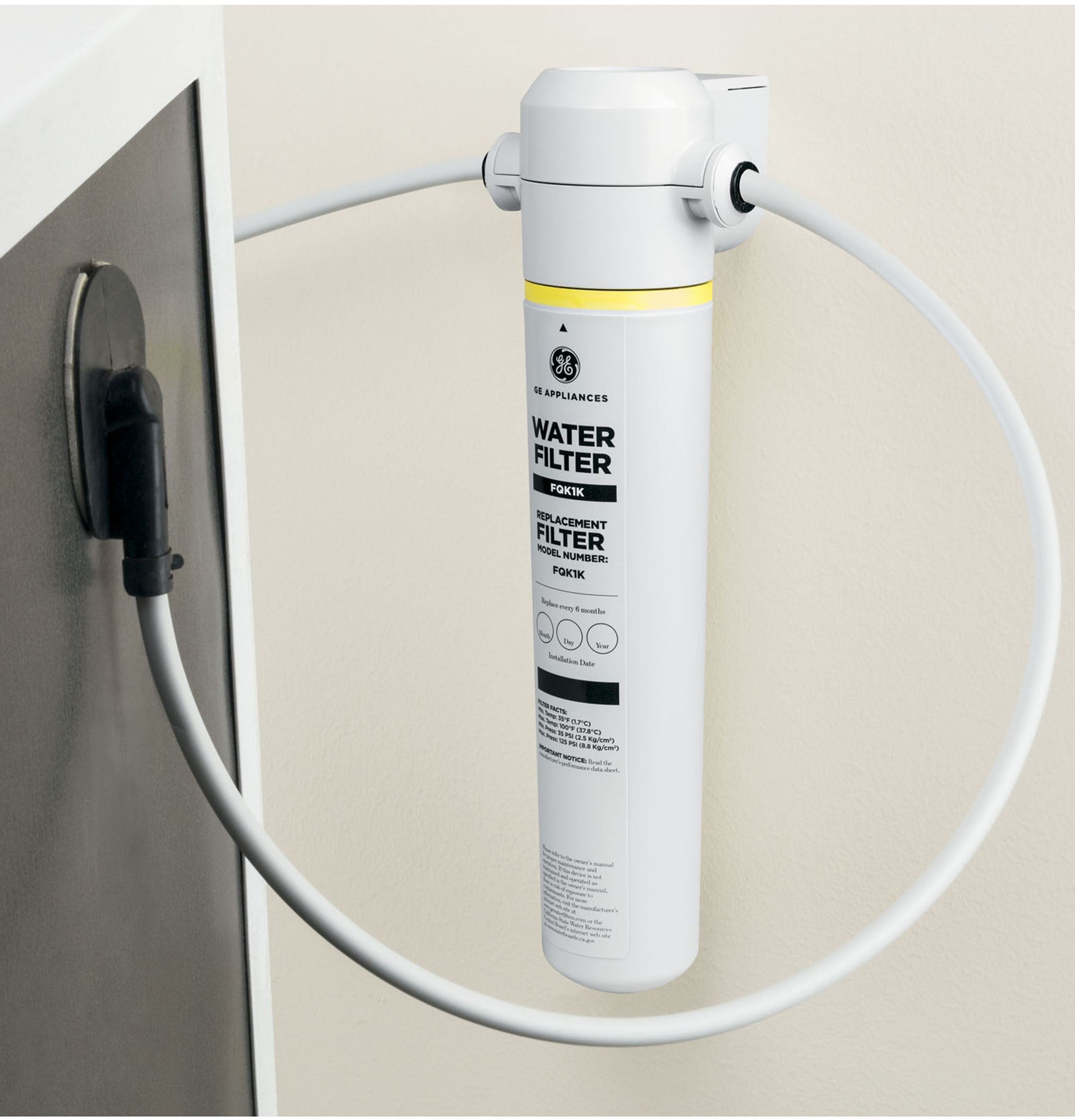 GE In-Line Water Filtration System  for Refrigerators or Icemakers
