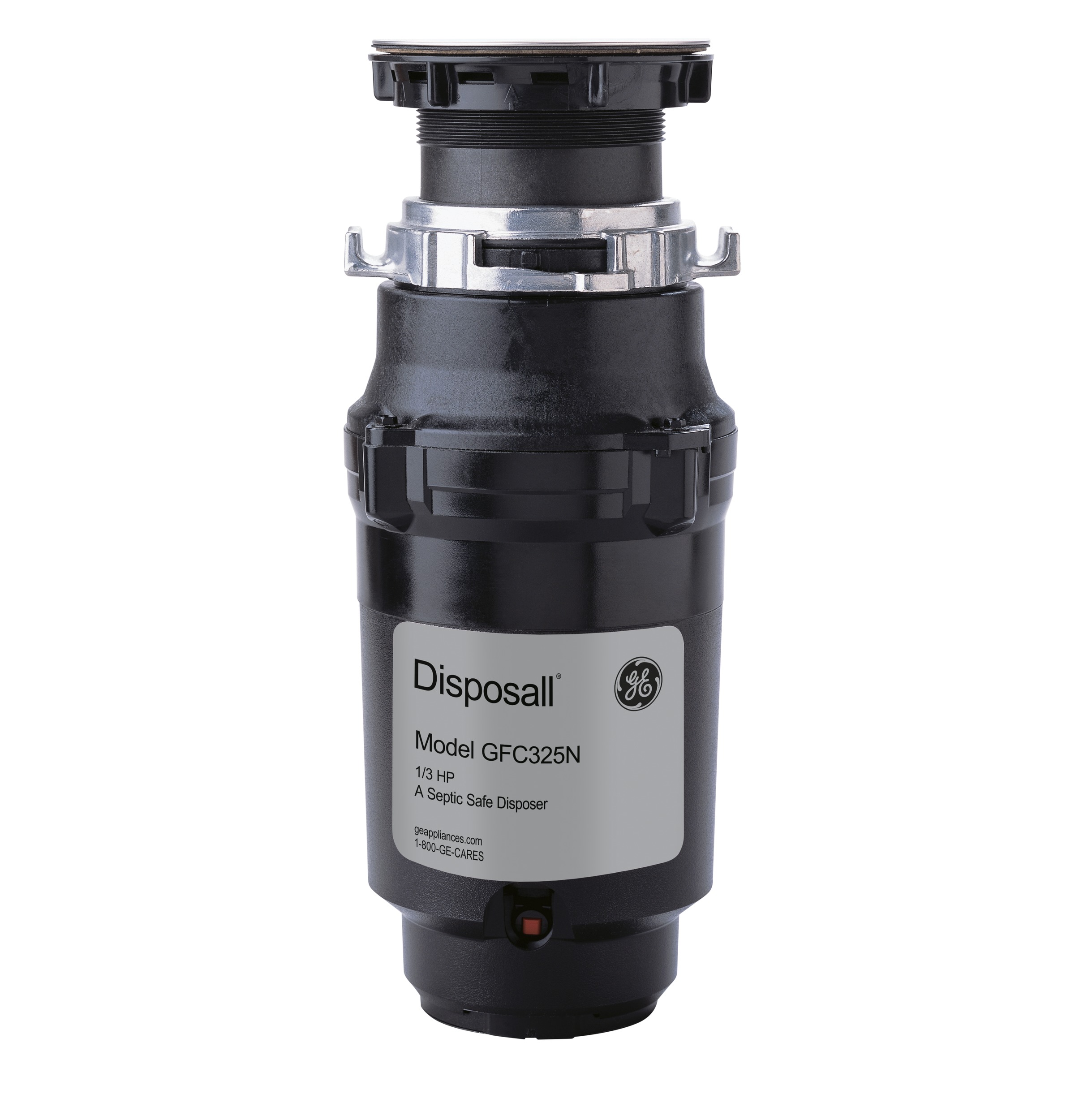 GE GE DISPOSALL® 1/3 HP Continuous Feed Garbage Disposer - Corded