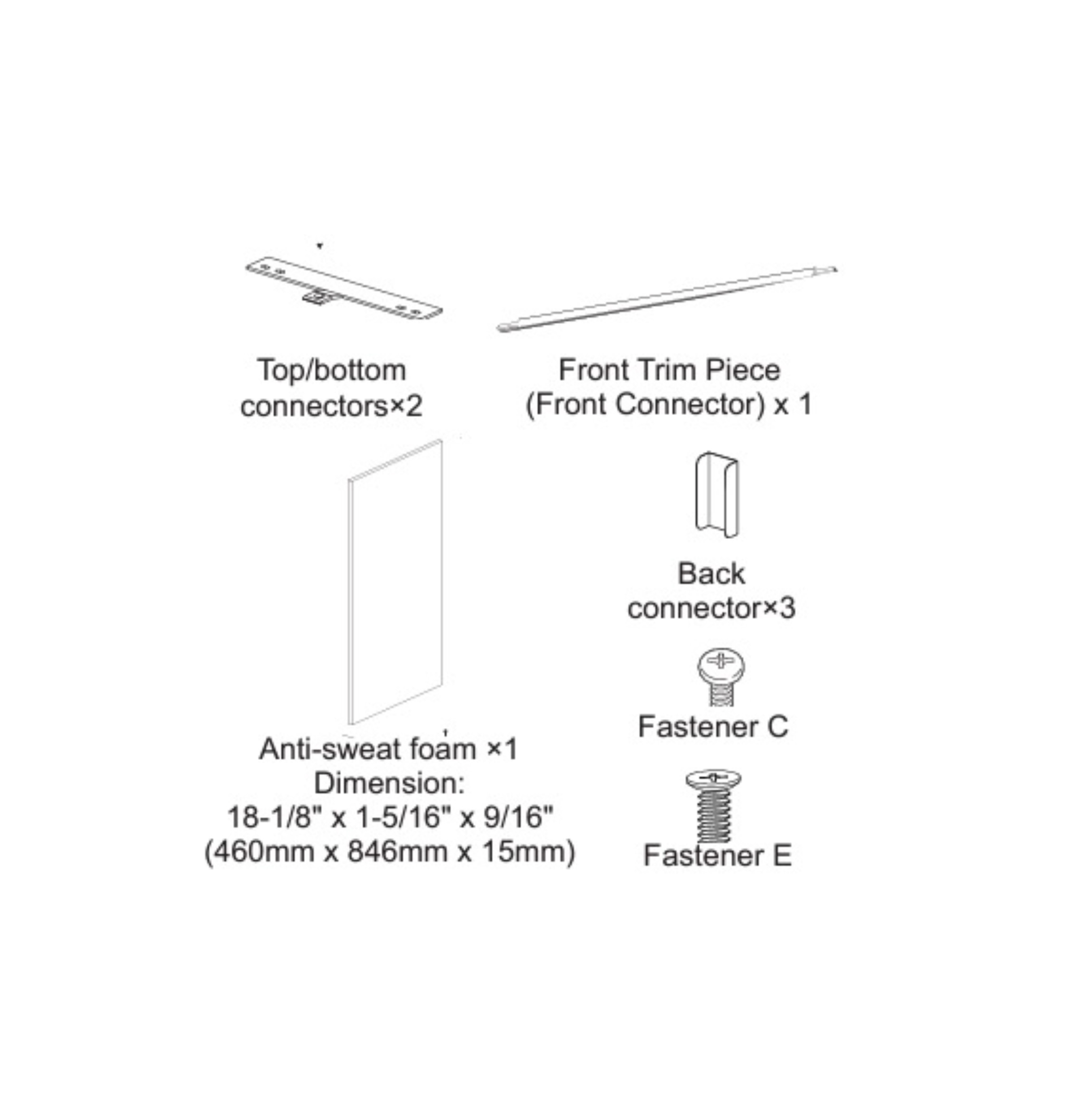 Monogram Monogram Undercounter Refrigeration Side By Side Install Unification Kit