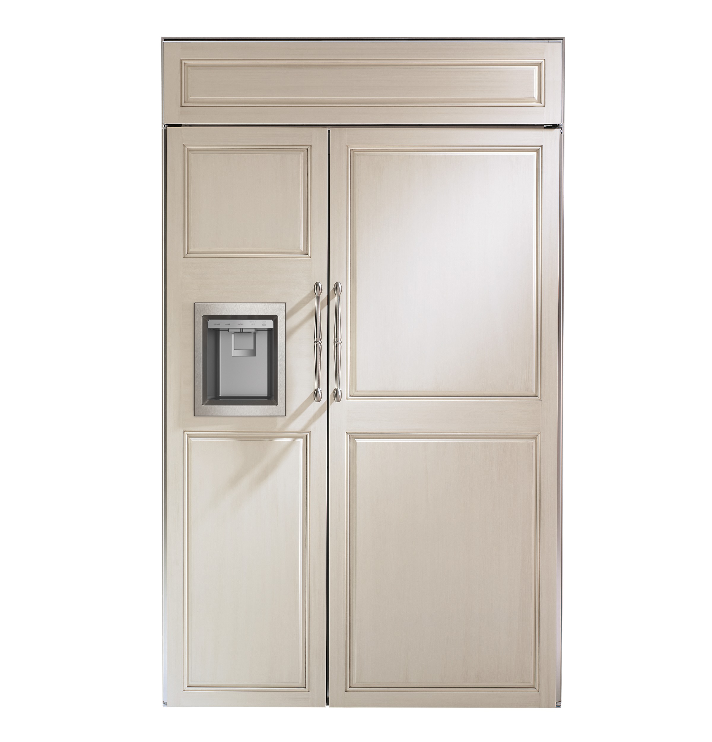 Monogram Monogram 48" Panel-Ready Built-In Side-by-Side Refrigerator with Dispenser