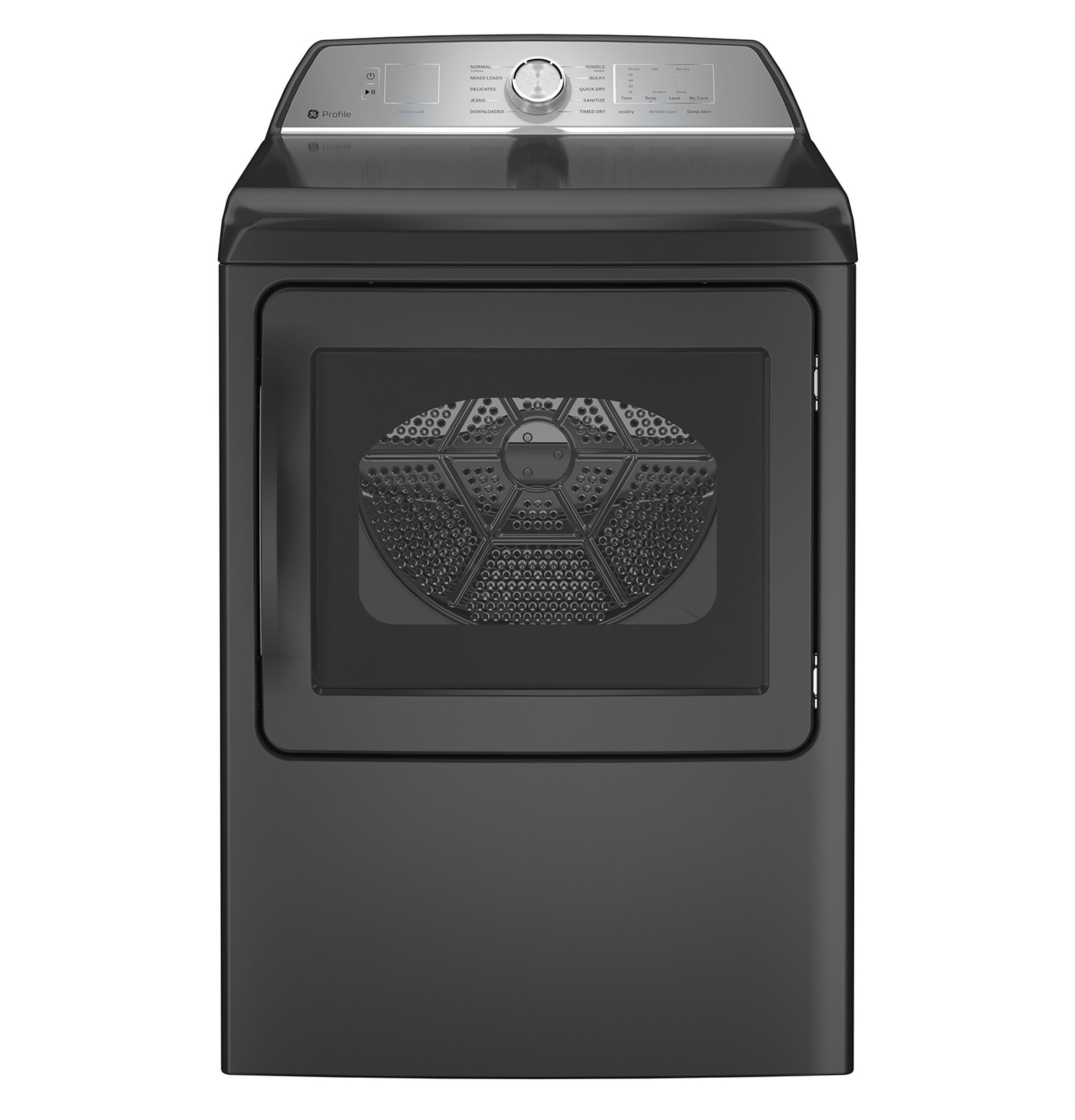 GE Profile GE Profile™ ENERGY STAR® 7.4 cu. ft. Capacity aluminized alloy drum Electric Dryer with Sanitize Cycle and Sensor Dry