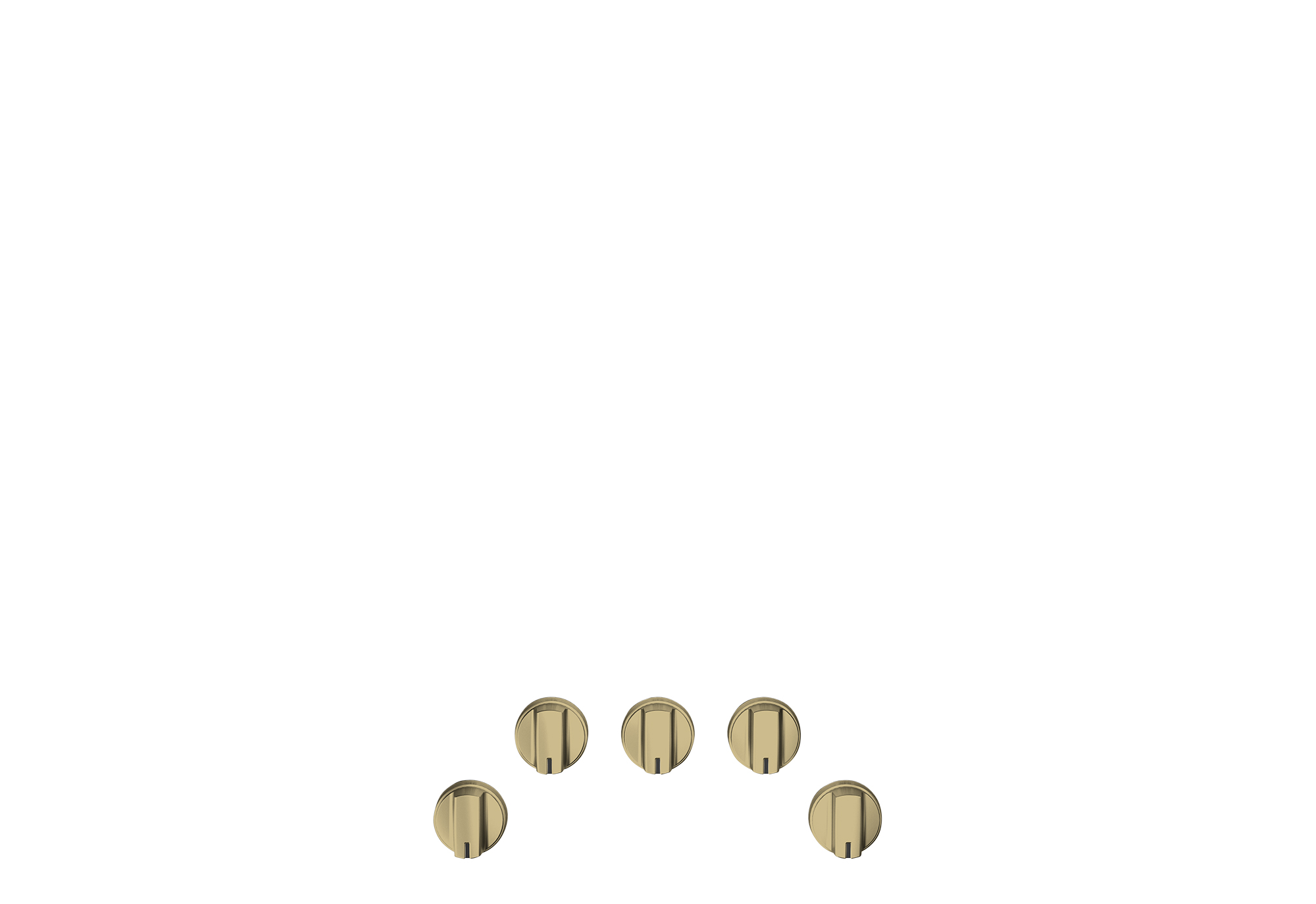 Cafe CAFÉ™ 5 Gas Cooktop Knobs - Brushed Brass