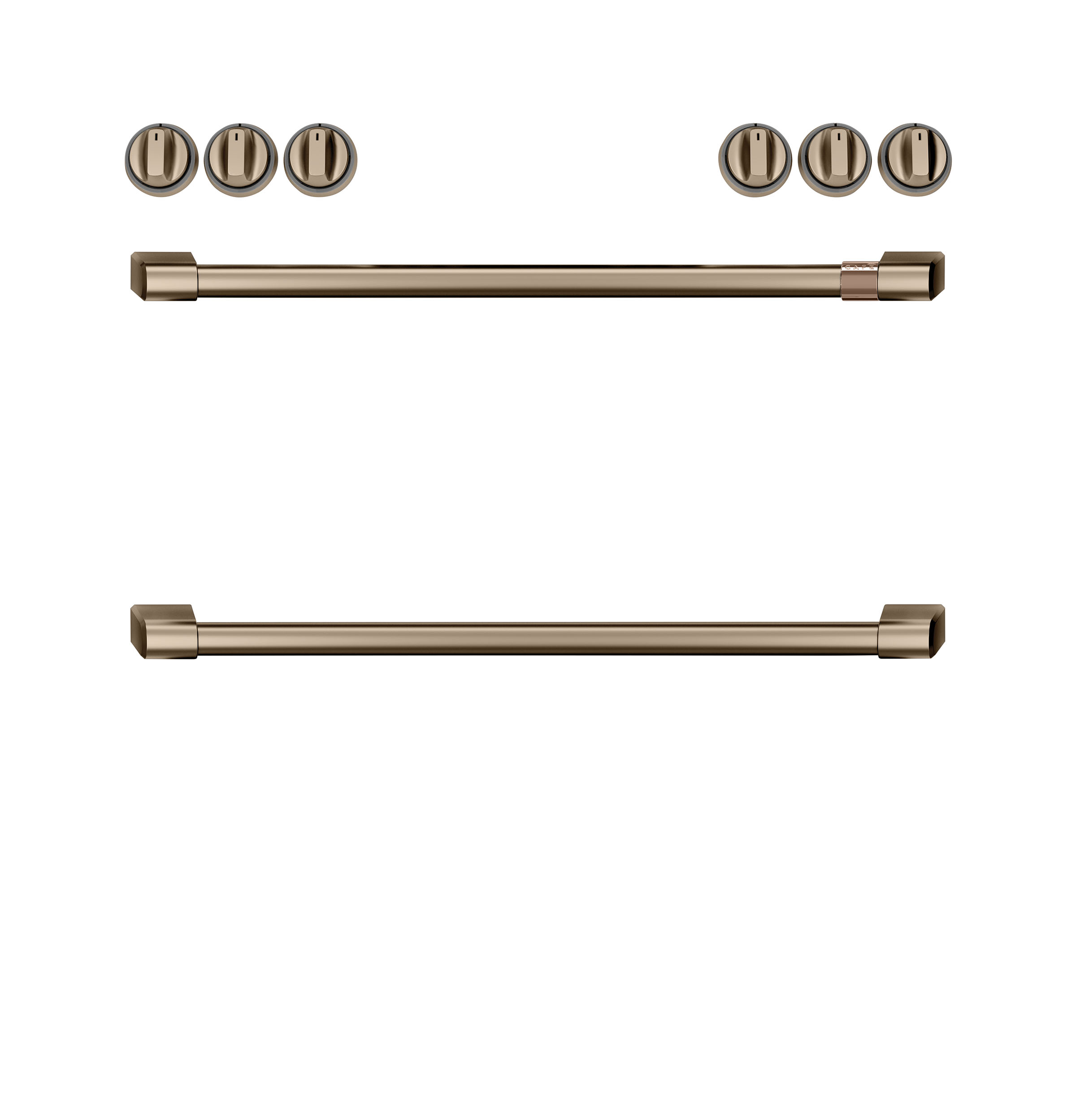 Cafe CAFÉ™ Front Control Electric Knobs and Handles - Brushed Bronze