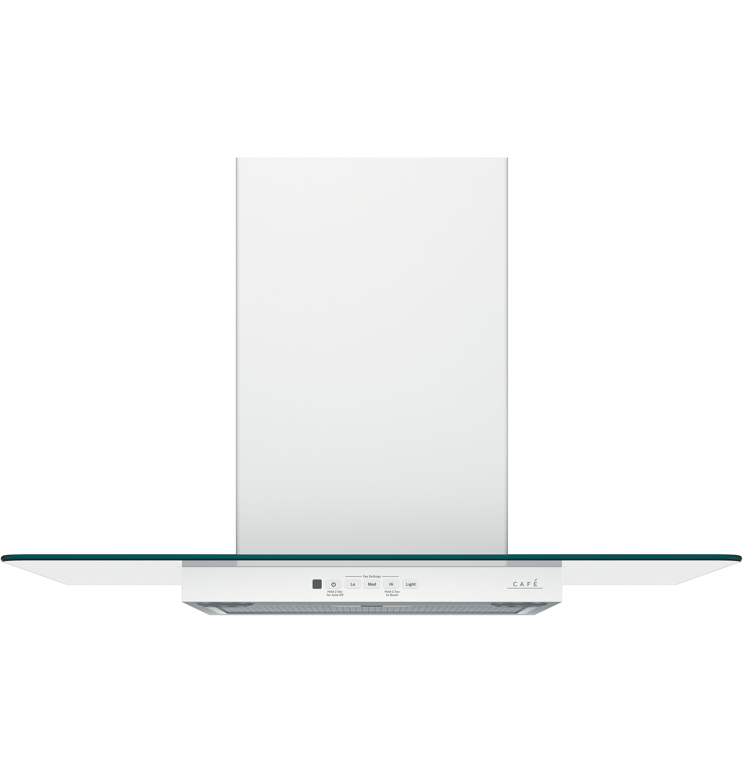 Cafe CAFÉ™ 30" Wall-Mount Glass Canopy Chimney Hood