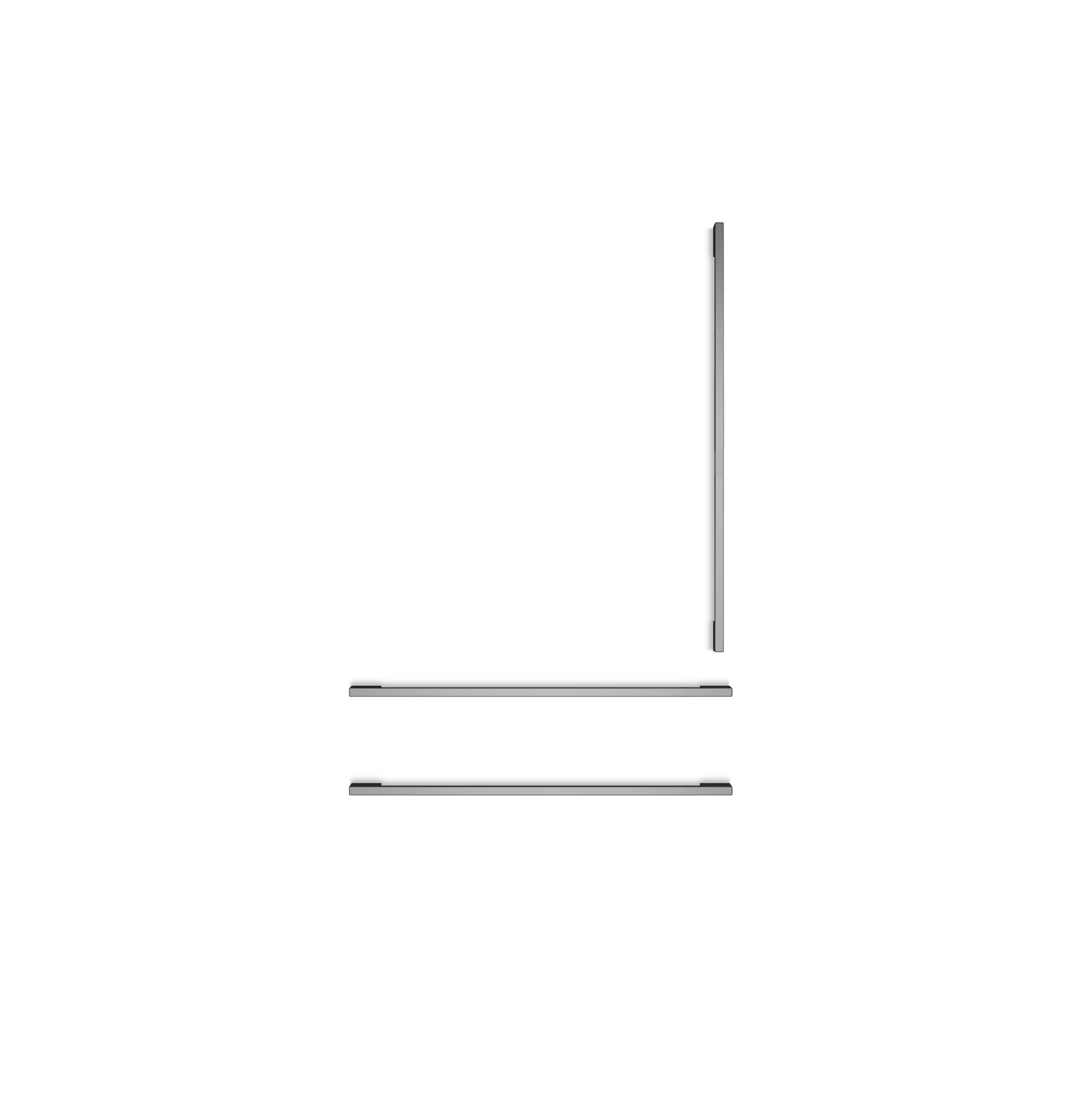 Monogram 30" Integrated Refer Minimalist Handle Kit (3 handles)