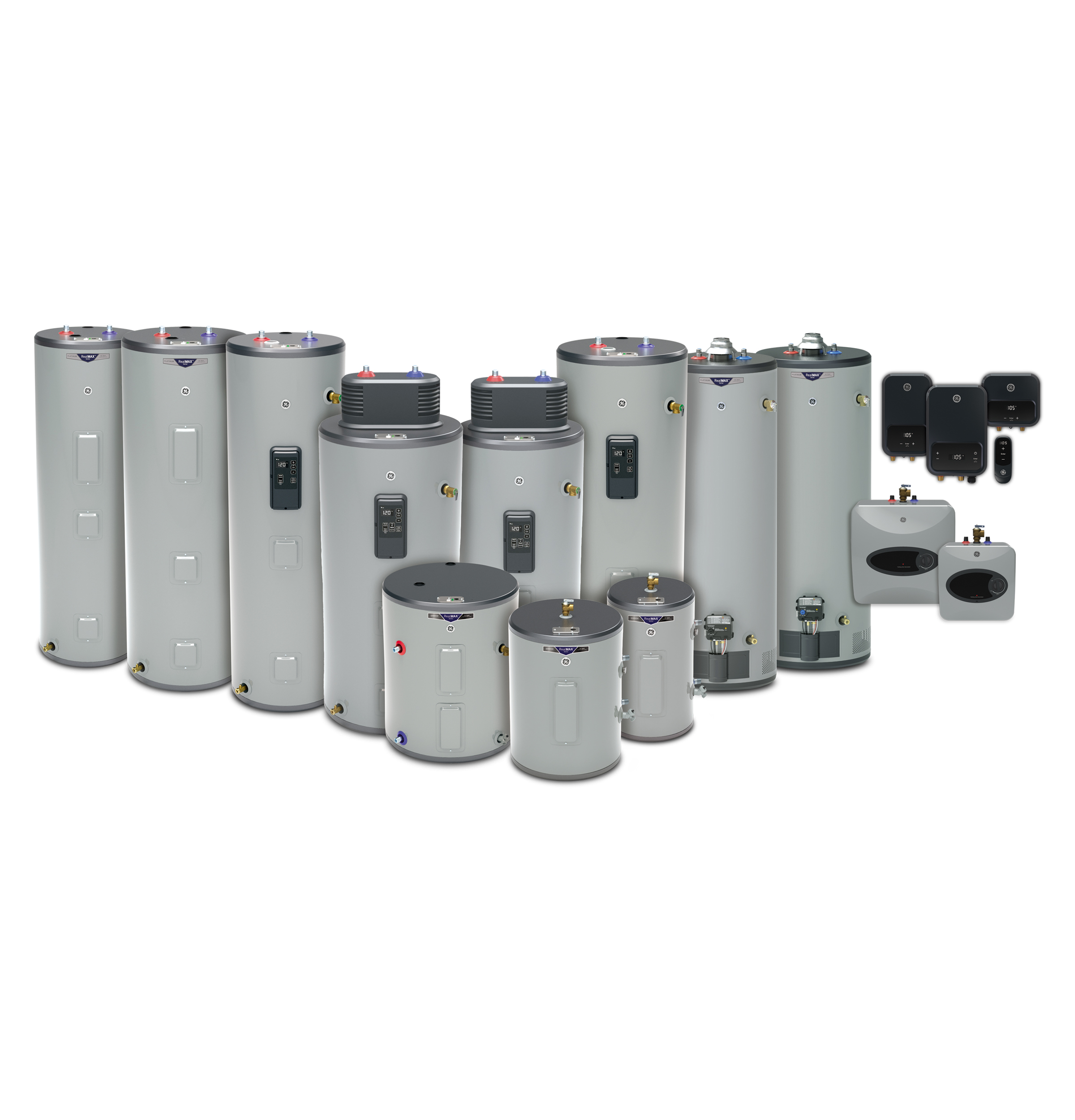 GE GE RealMAX Platinum 40-Gallon Tall Natural Gas Atmospheric Water Heater