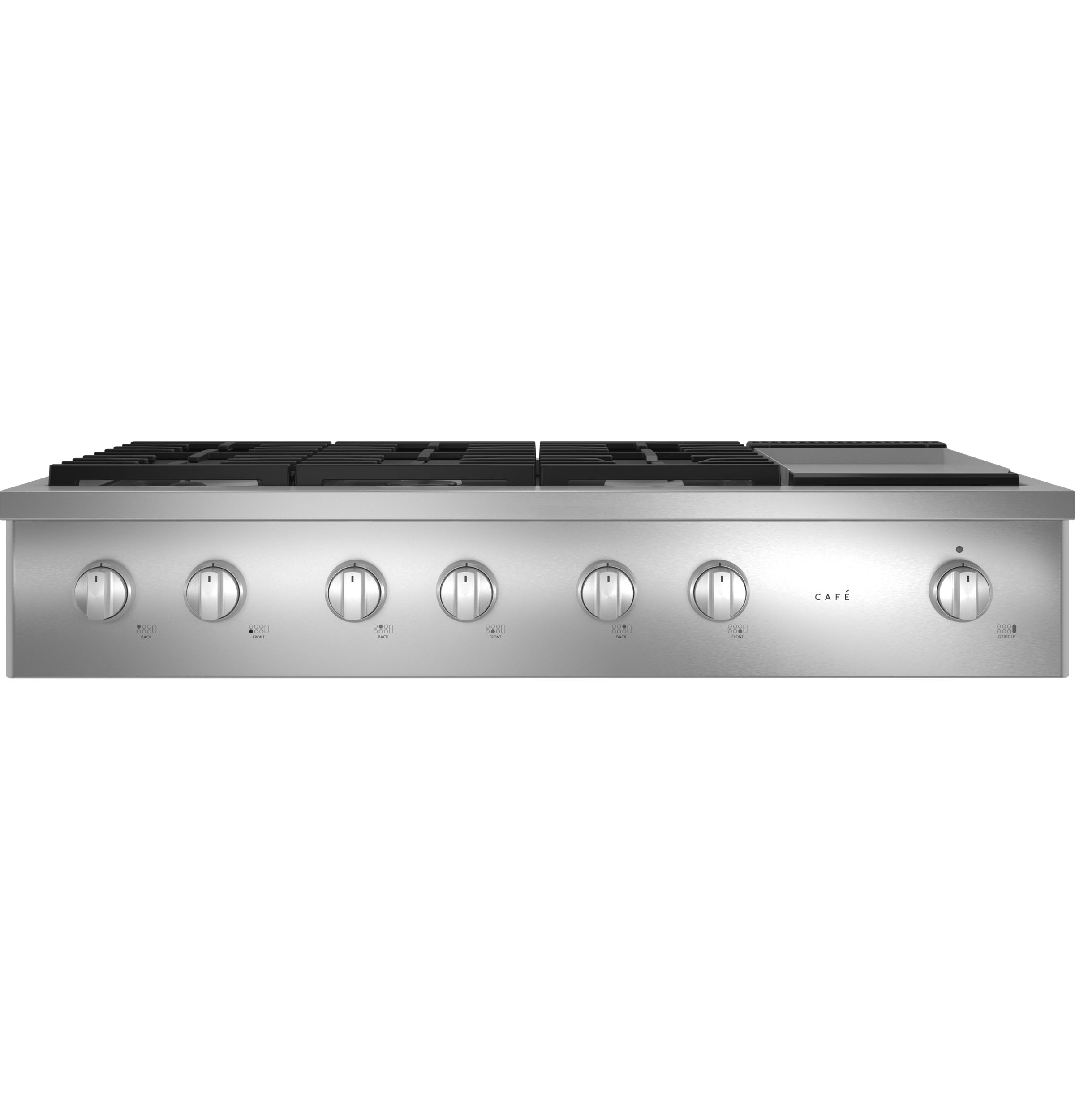 Cafe CAFÉ™ 48" Commercial-Style Gas Rangetop with 6 Burners and Integrated Griddle (Natural Gas)